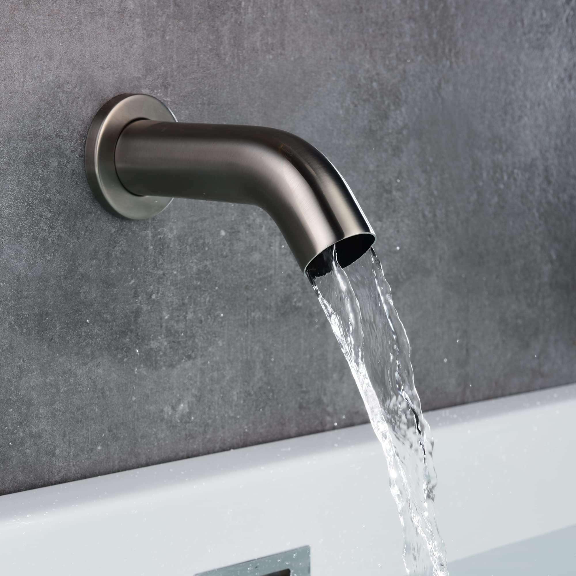 High-Pressure 8 Inch Rain Shower Head with Brushed Nickel Tub and Shower Faucet Set - Includes Rough-in Valve & Tub Spout for Luxurious Bathroom Upgrade | Perfect for Master Bath, Spa-Like Experience & Modern Home Renovation