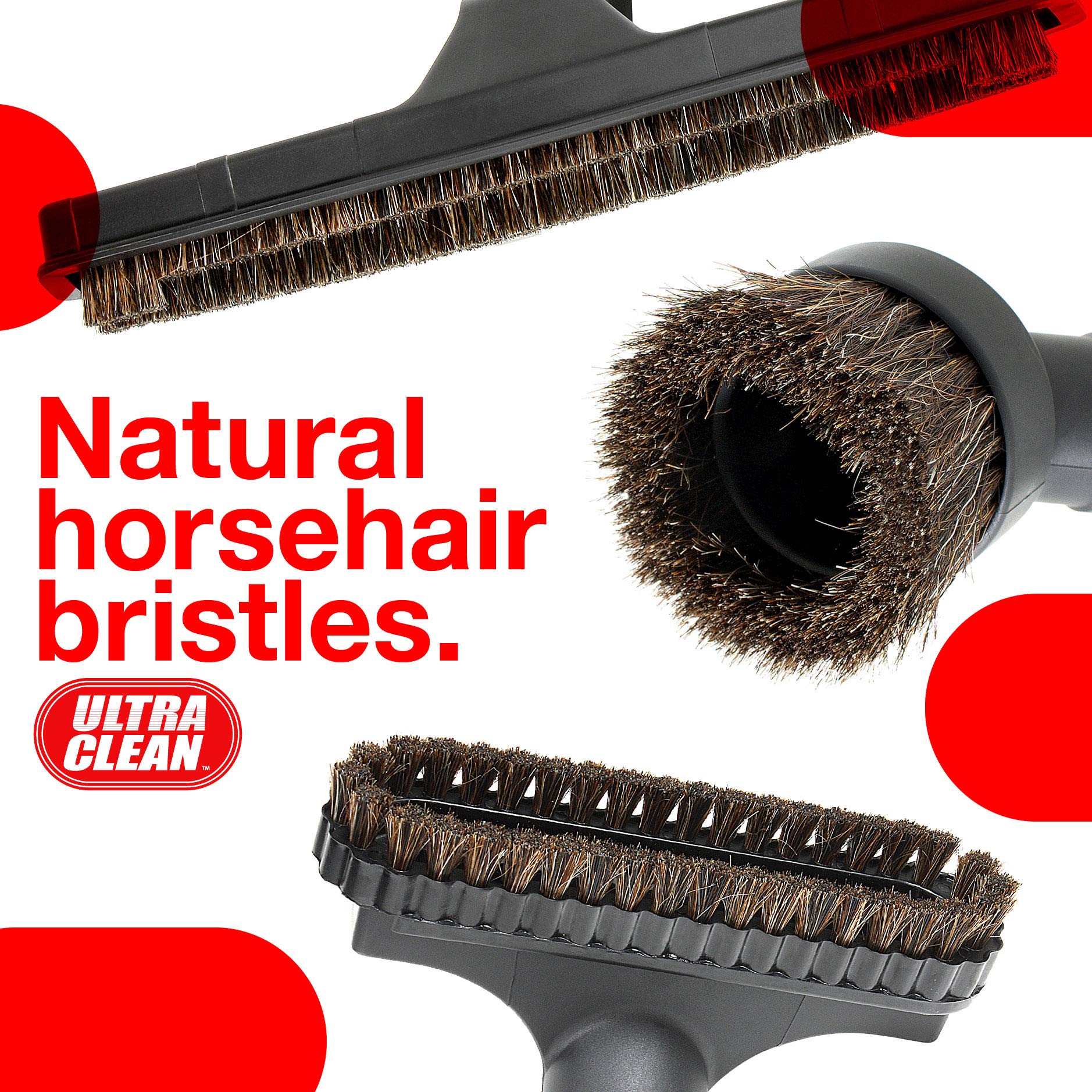Premium Central Vacuum Hose & Accessory Kit - 35ft Heavy-Duty for Hardwood, Tile & All Bare Floors | Perfect for Whole-House Cleaning & Pet Hair Removal