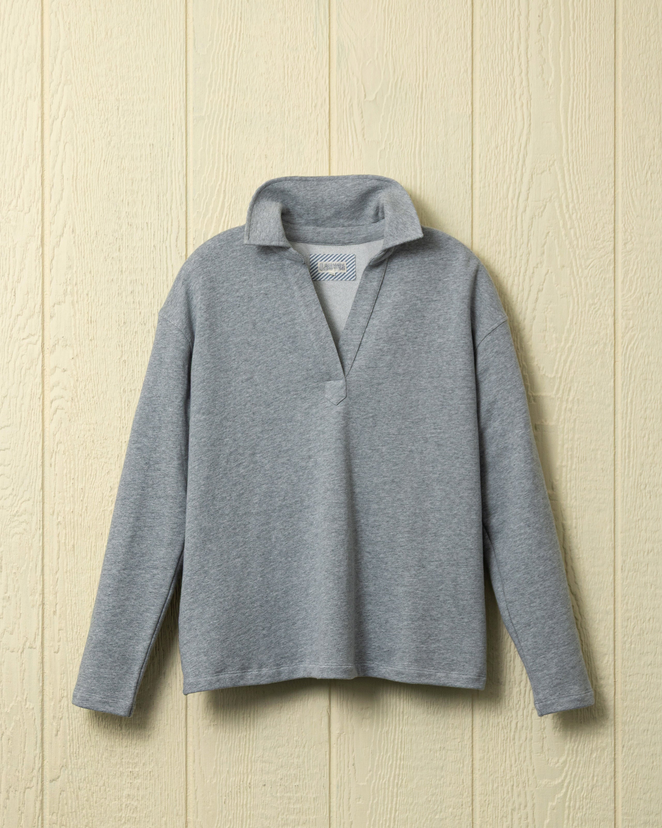 Athletic Heather Loopback Terry Inlet Pullover - Comfortable & Stylish Hoodie for Workout, Gym, and Casual Wear