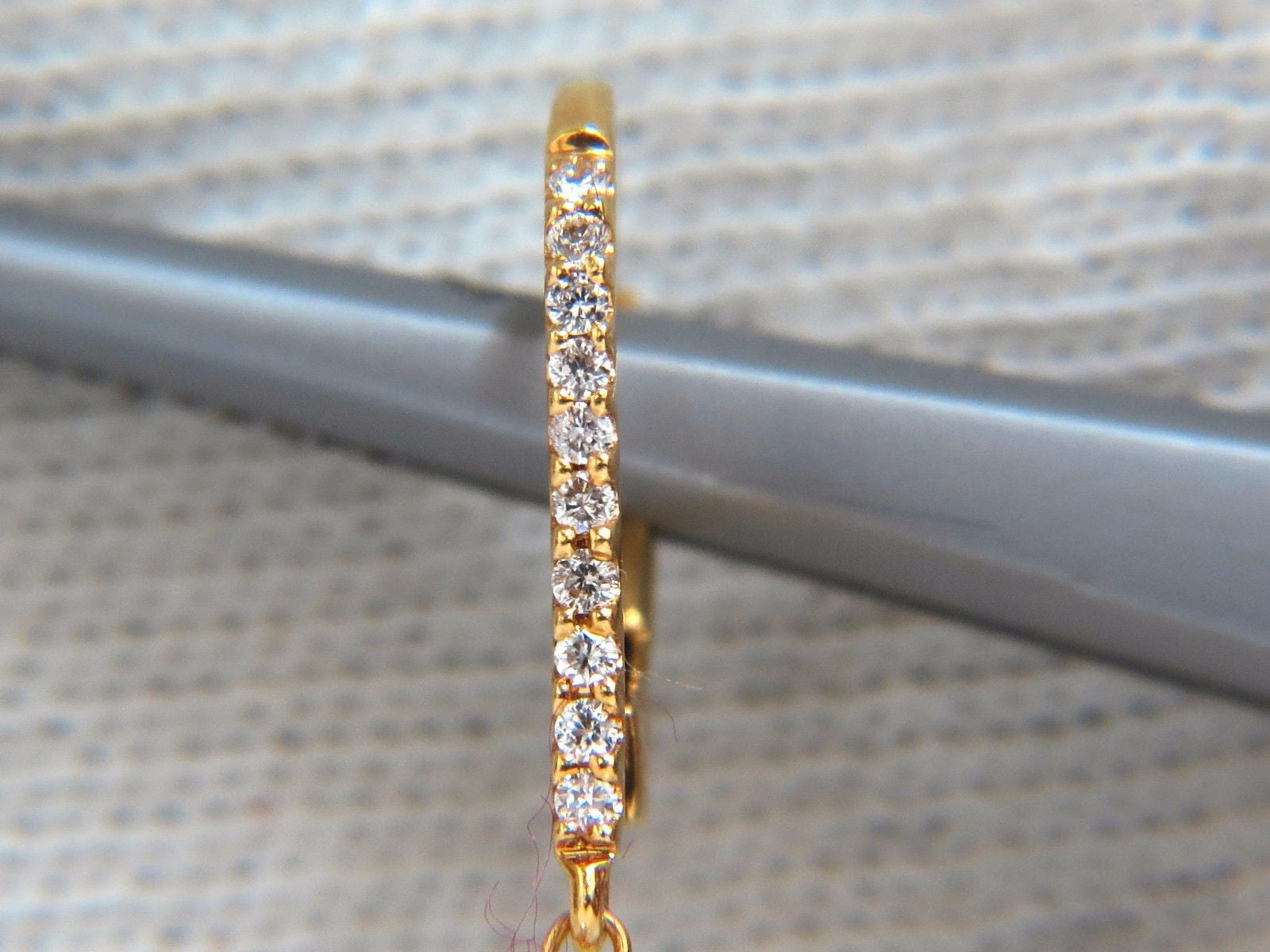 50.15ct Natural Fancy Color Briolette Diamond Dangle Earrings in 18K Gold Grapevine Design - Elegant Jewelry for Weddings, Parties & Special Occasions
