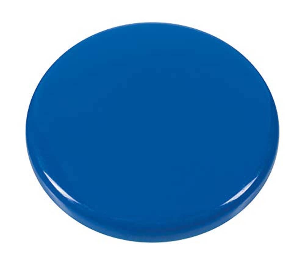 Westcott E-10820 00 Self-Adhesive Magnets - 30mm Round Blue Magnets (Pack of 10) - Perfect for Fridge, Whiteboard, Office & DIY Crafts