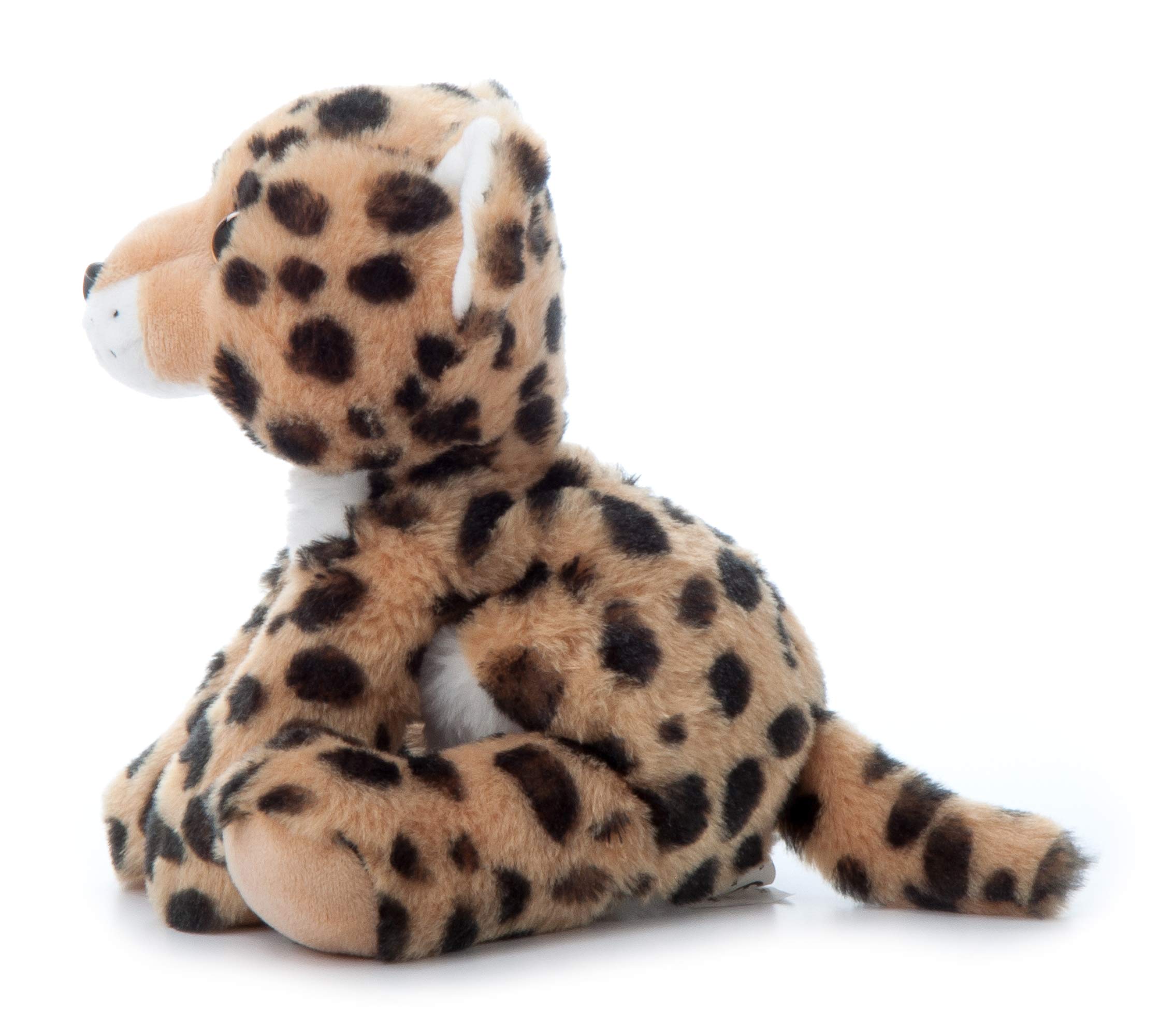Cute 9-inch Cheetah Stuffed Animal Plush Toy - Perfect Gift for Kids & Wild Animal Lovers | Soft Zoo Animal Companion for Bedtime, Nursery Decor & Safari Themed Play