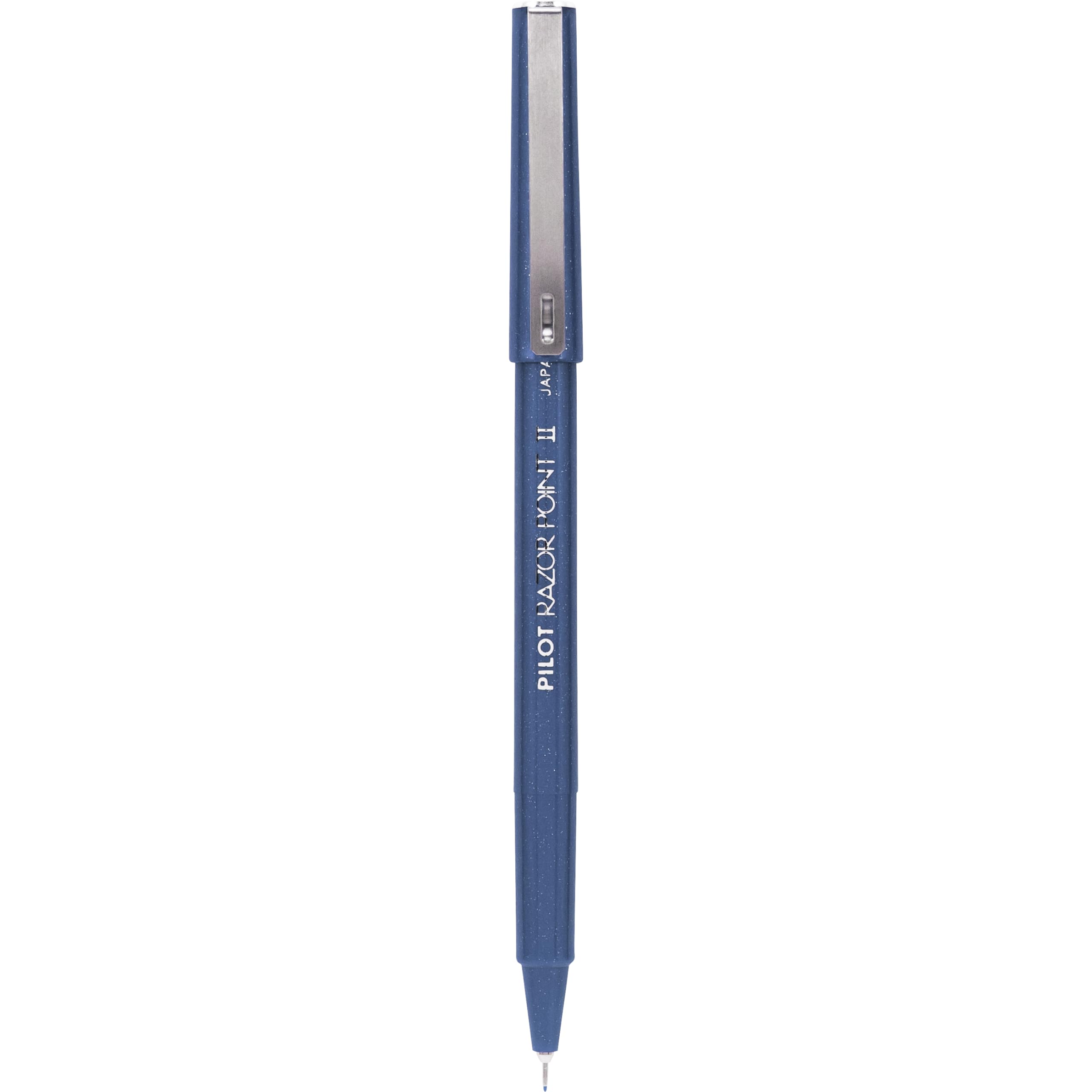 Pilot Razor Point II Blue Pens - 12 Pack for Office & School Use