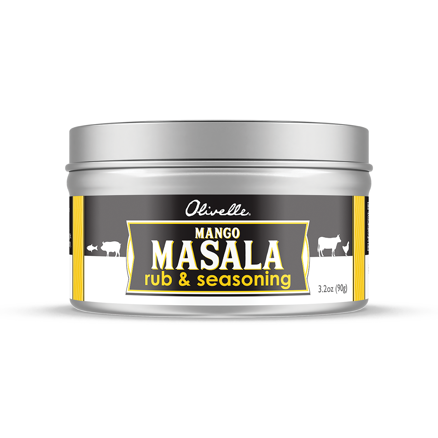 Premium Mango Masala Spice Rub - Authentic Indian Seasoning Blend for Chicken, Fish & Veggies - Perfect for Grilling, BBQ & Home Cooking