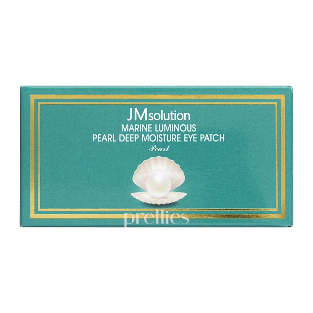 JM Solution Marine Luminous Pearl Deep Moisture Eye Patch 60pcs - Hydrating Under Eye Mask for Dark Circles & Puffiness - Perfect for Skincare Routine & Travel