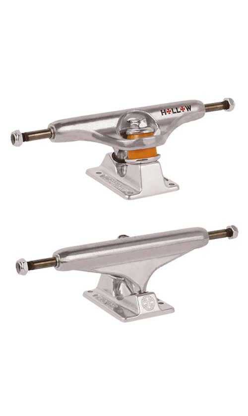 Independent Stage 11 Hollow Silver Skateboard Trucks - Perfect for Street Skating & Park Tricks