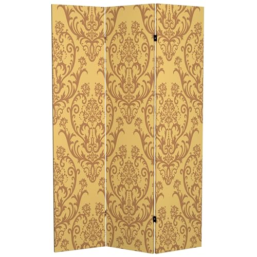 Orange Damask
