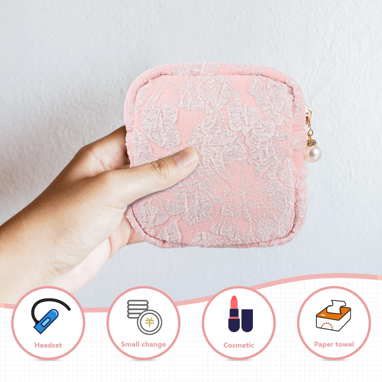 EXCEART Menstrual Pad Pouch for Women - Travel & Gym Essentials