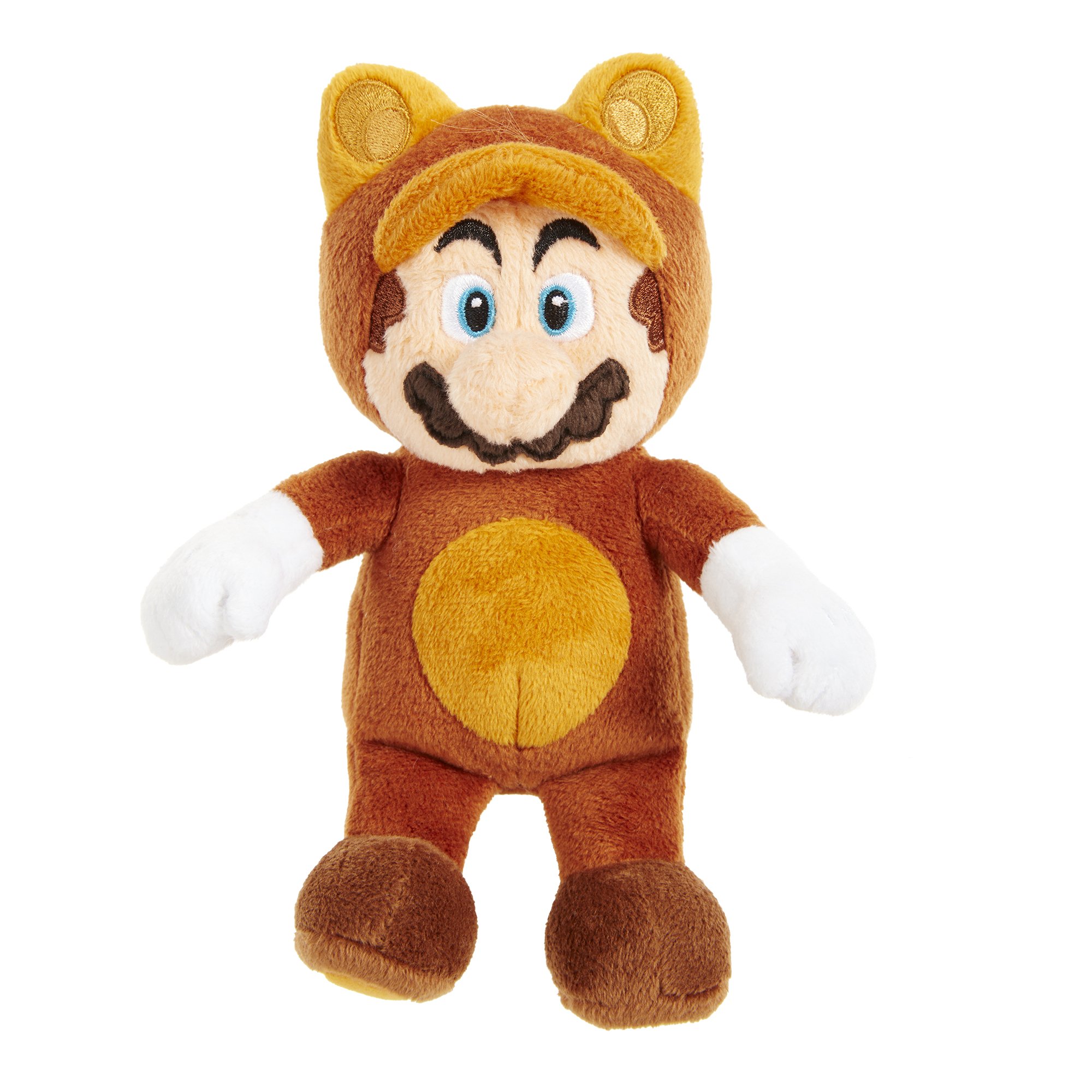 Official Nintendo Tanooki Mario Plush Stuffed Animal - Super Mario Bros Collectible Toy for Fans & Gamers - Perfect for Gifts, Decor, and Gaming Room Accessories