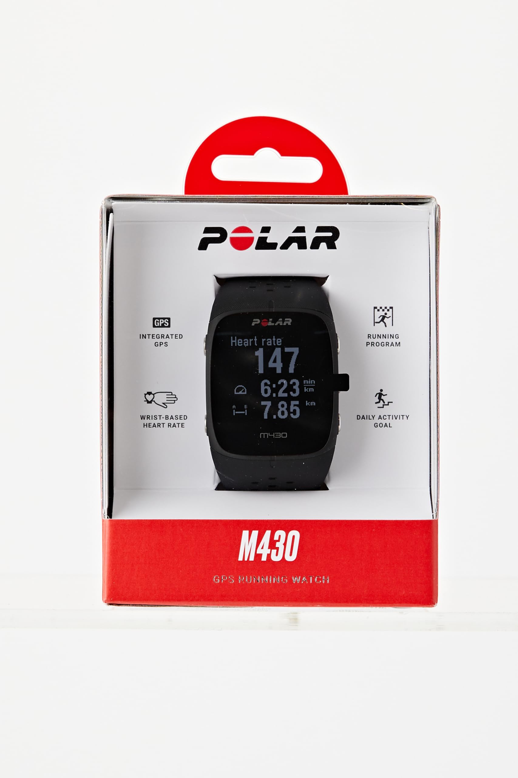 Polar M430 GPS Running Watch - Heart Rate Monitor, Activity Tracker & Waterproof Fitness Watch for Men & Women - Perfect for Jogging, Hiking & Outdoor Sports
