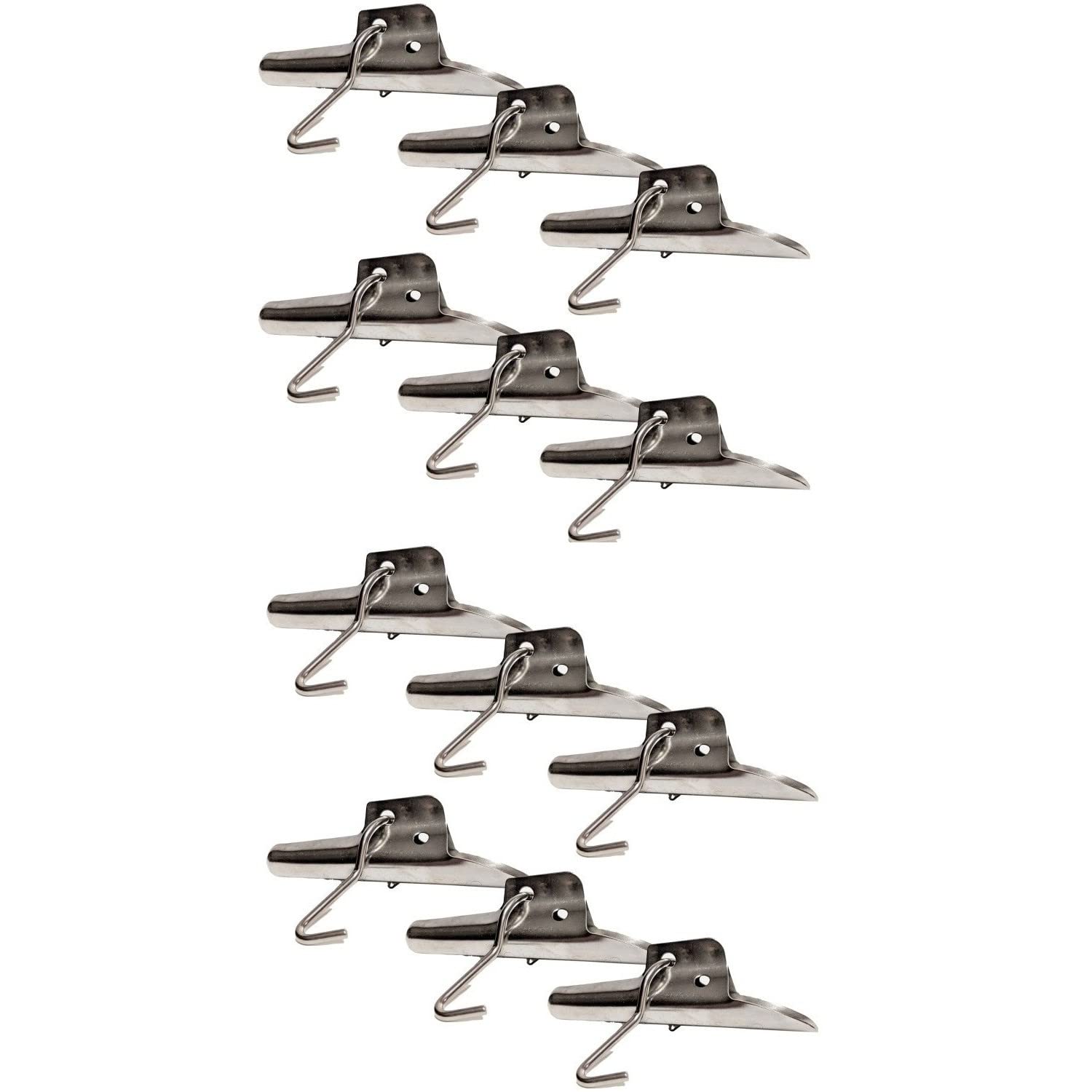 Premium Maple Syrup Bucket Spout with Hook - Pack of 12 - Durable Stainless Steel Spigot for Easy Pouring - Perfect for Home Brewing, Maple Tapping & DIY Projects