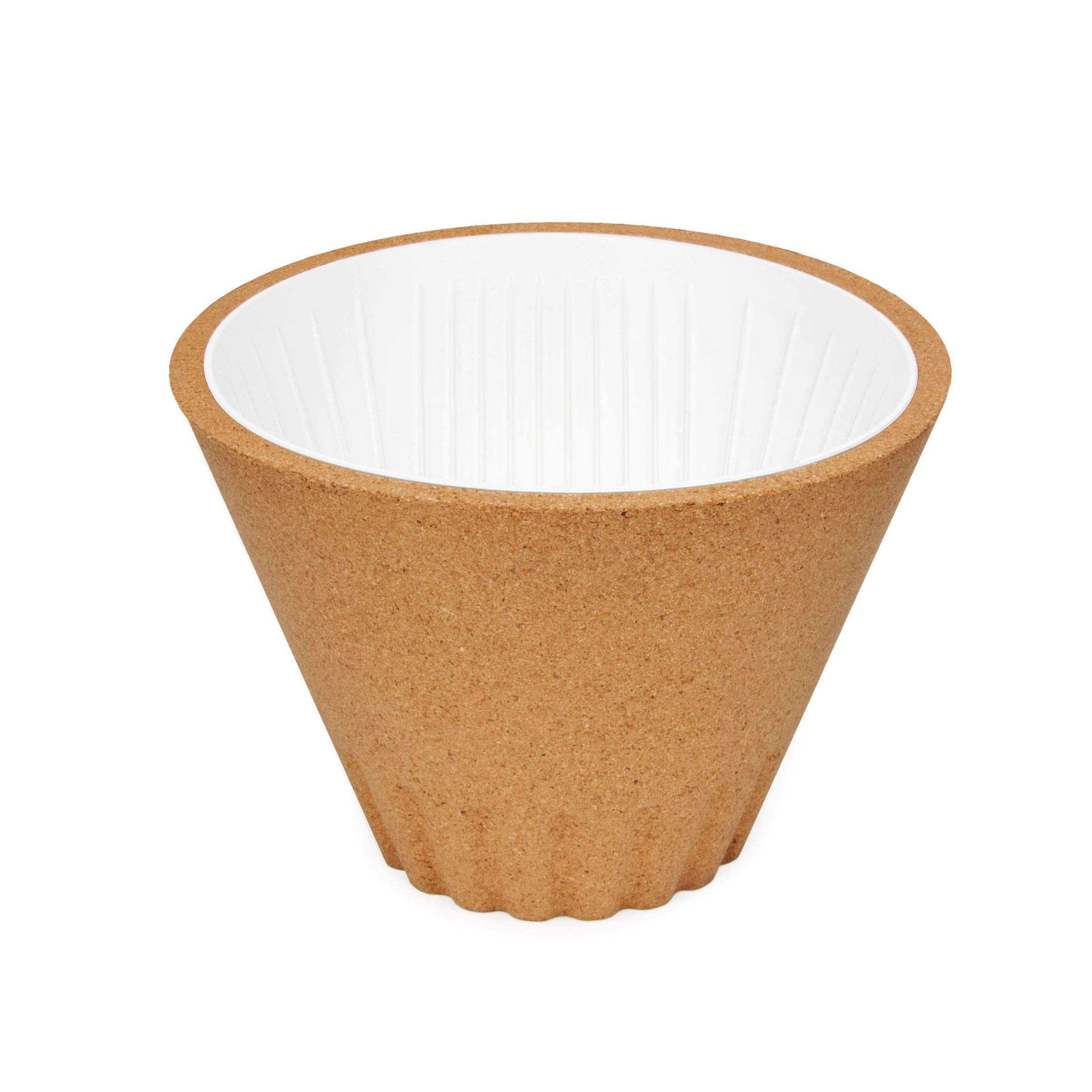 Suck UK Cork Coffee Maker - Single Cup Drip Coffee Brewer with Size 2 Filter | Portable Pour Over Coffee Dripper for Home, Office & Travel | Perfect for Fresh Filter Coffee Anytime