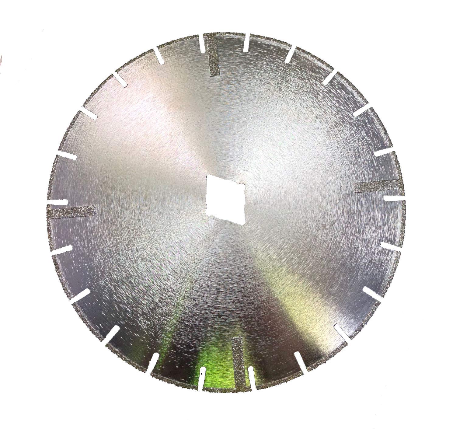 Premium 8-Inch Electroplated U-Slot Diamond Saw Blade for Cutting Marble, Limestone, Granite & Ceramic Tiles - Professional Stone & Tile Cutting Tool for DIY Projects & Construction Work by iCUT