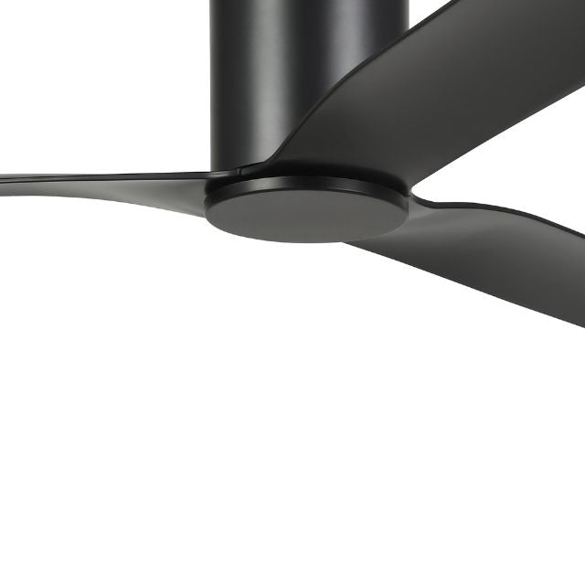 Eglo Iluka 52 Inch DC Ceiling Fan with Remote Control - Black Hugger Style - Energy Efficient Quiet Operation for Living Room, Bedroom or Patio