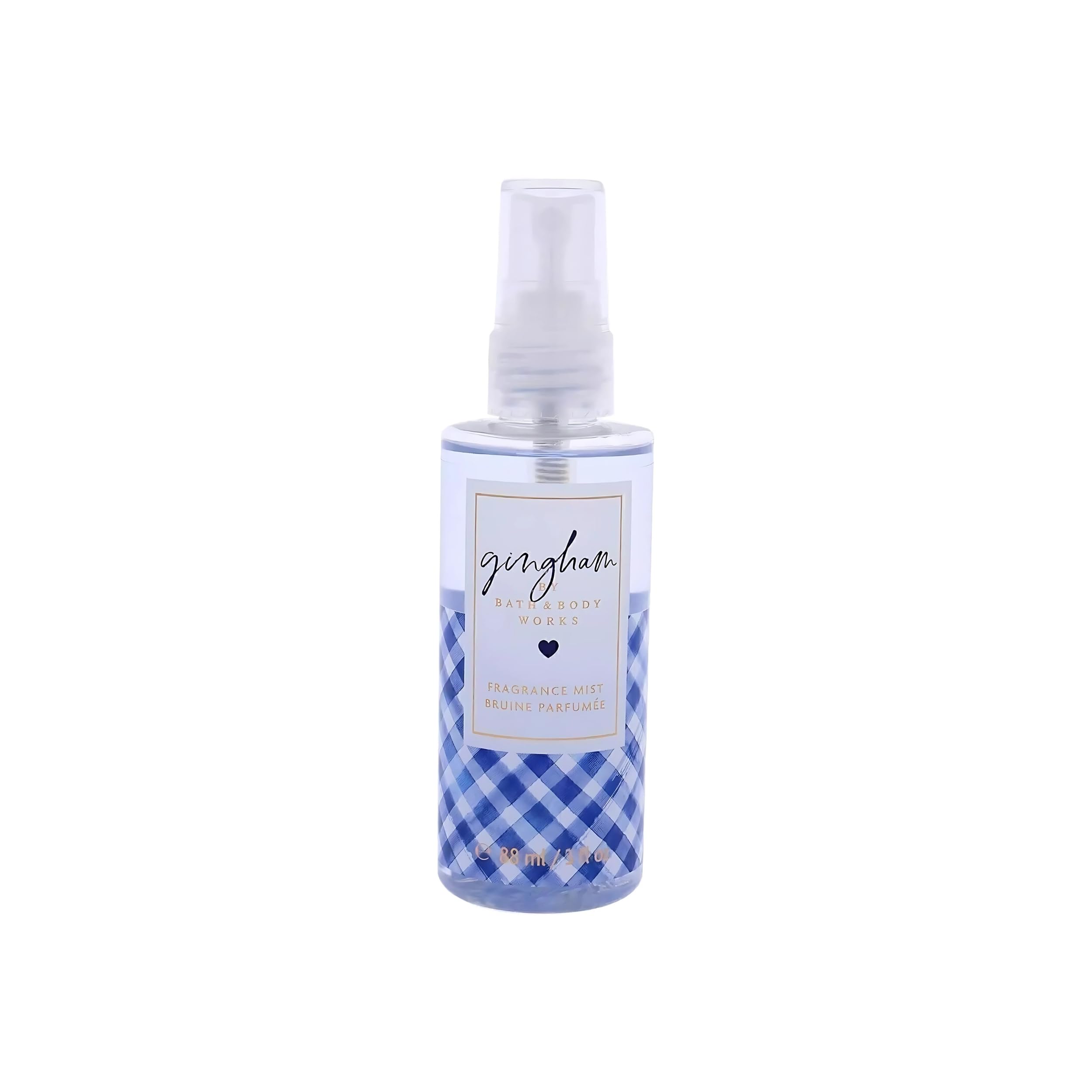 Bath and Body Works Gingham Fragrance Mist for Women & Men - 3oz Travel Size Body Spray | Fresh Scent for Daily Use, Gym, Office & Travel