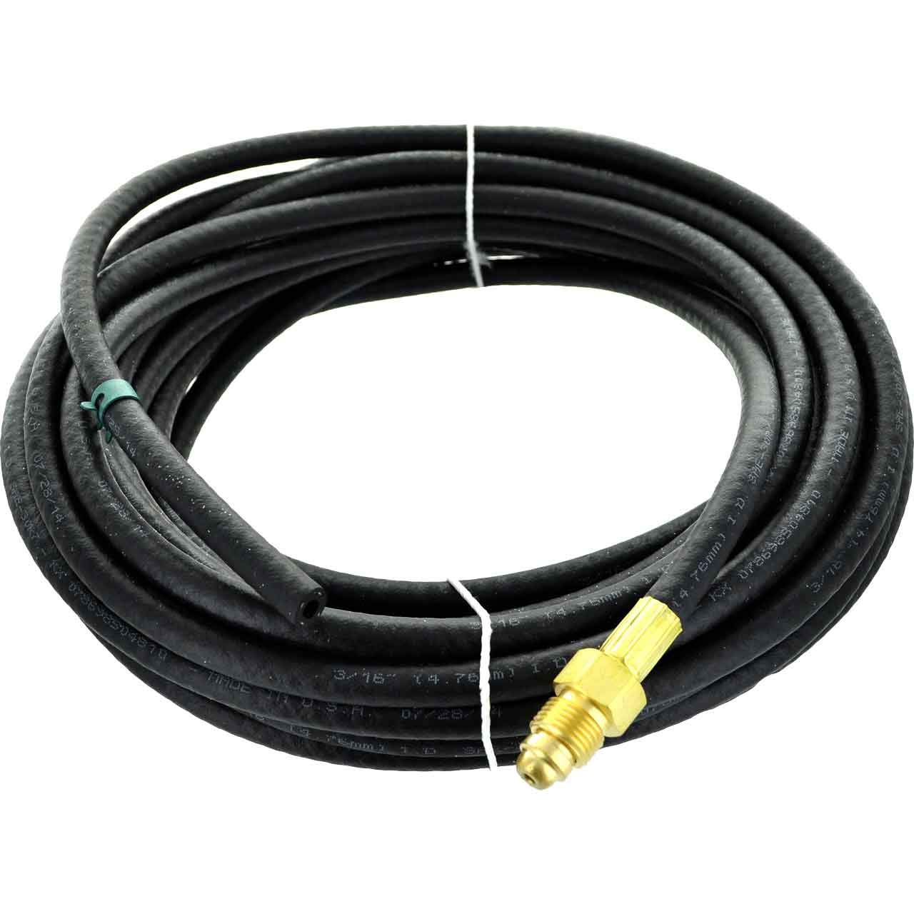 Miller 182824 40 Ft Gas Inlet Hose - High Pressure Gas Hose for Welding, Grilling & Outdoor Cooking - Durable & Flexible Gas Supply Hose for Torches, Heaters & Camping Equipment
