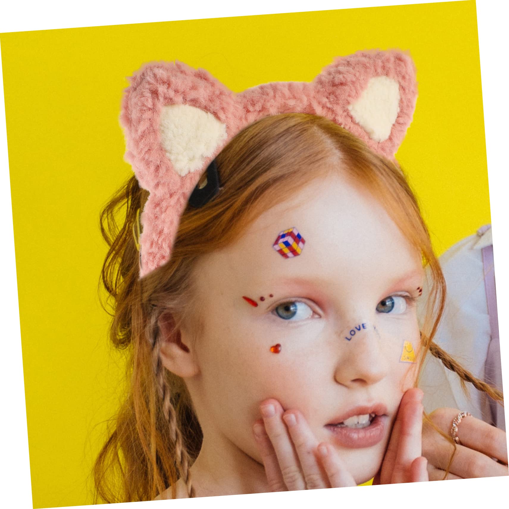 Minkissy 2 Pack Cat Ear Headbands for Women - Soft Makeup & Skincare Hairbands - 3 Pcs per Set (6 Total) - Cute Fashion Accessories for Face Washing, Spa, and Beauty Routines
