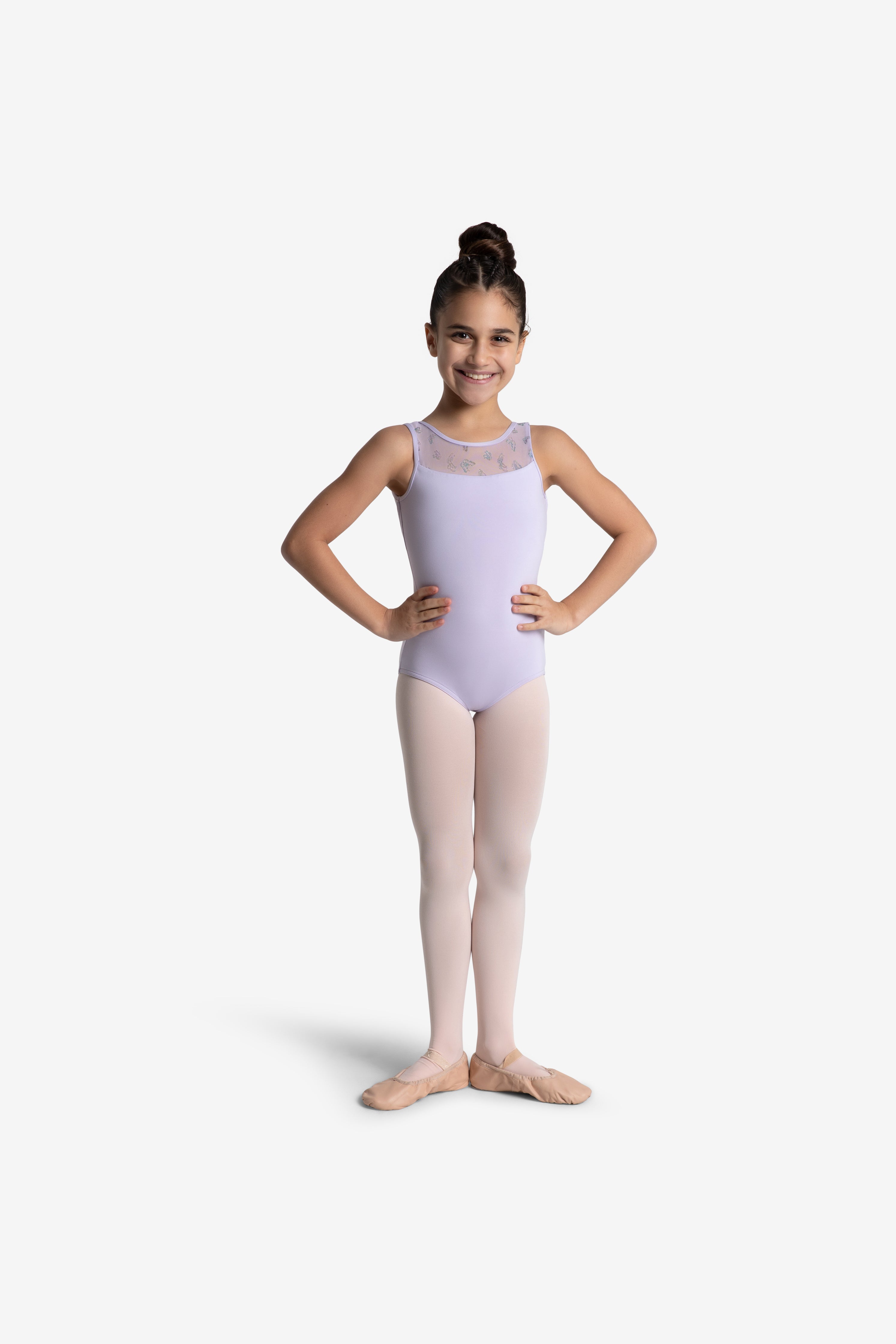 12061C Mariposa Leotard - Ballet Dance Leotard for Girls & Women - Stretchy Comfortable Performance Leotard for Ballet, Gymnastics, Dance Classes & Recitals