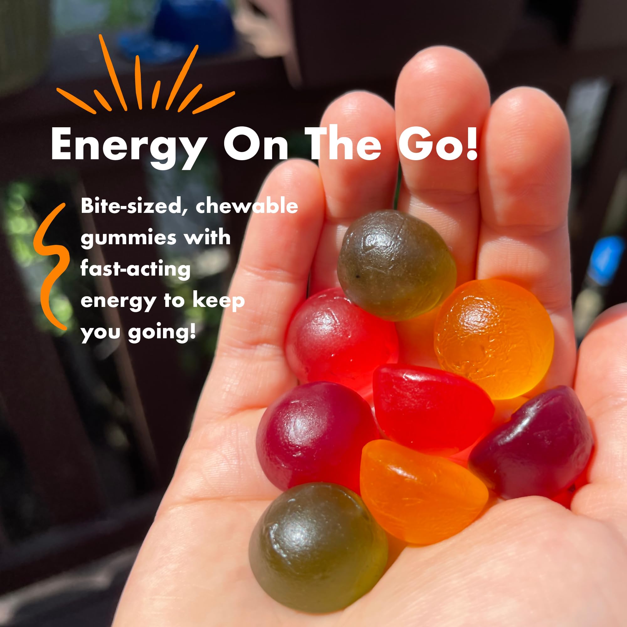 Bonk Breaker Energy Chews - Dairy-Free & Gluten-Free Quick Energy Snacks for Athletes, 10 Packets (Strawberry Flavor) - Perfect for Running, Cycling & Outdoor Adventures