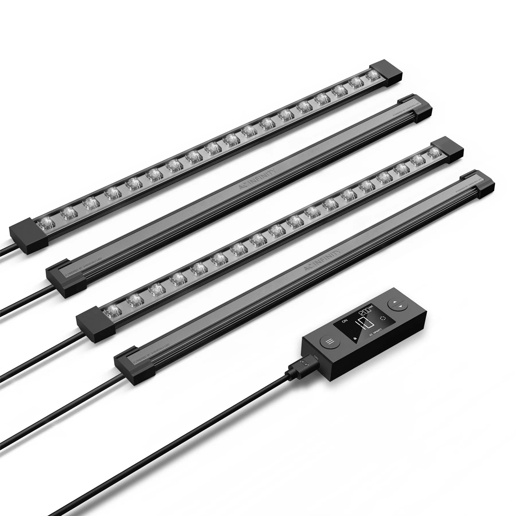 AC Infinity Ionbeam S16 Full Spectrum LED Grow Light Bars for Indoor Plants - Intercanopy Lighting System for Hydroponics, Greenhouses & Home Gardens (AC NES16)