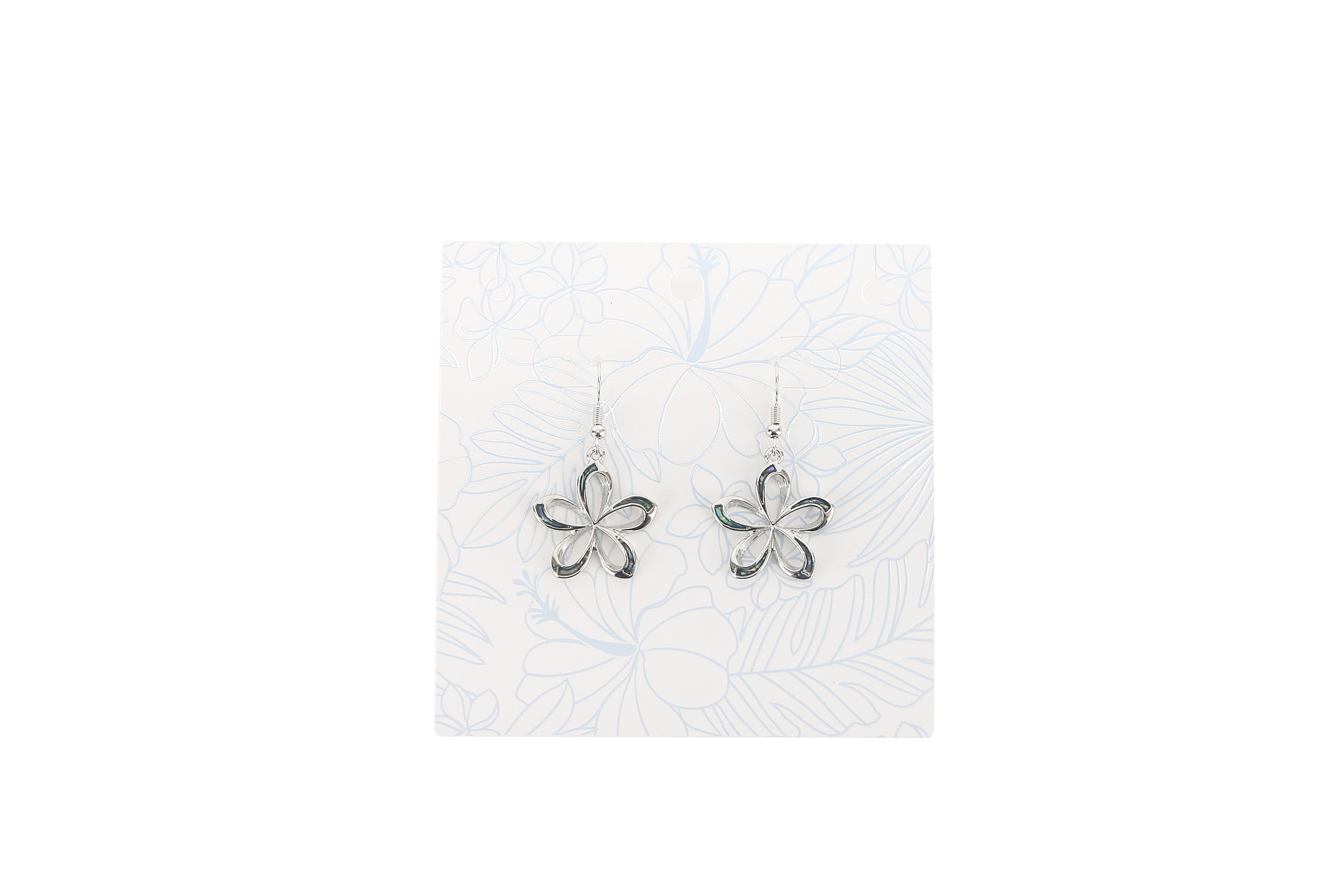 Makamae Tiare Silver Earrings for Women - Handmade Hawaiian Jewelry for Everyday Wear & Special Occasions