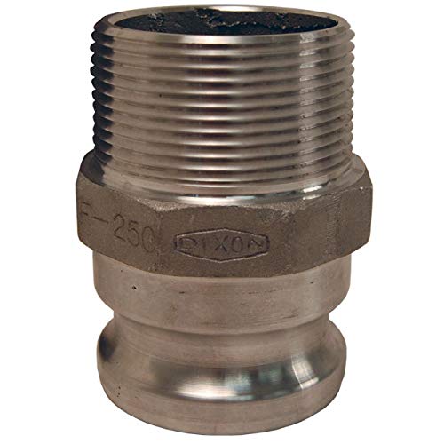 Dixon Valve 300-F-AL Cam and Groove Type F Adapter x Male NPT (7-Piece Pack) - Ideal for Industrial Fluid Transfer, Hydraulic Systems & Firefighting Equipment