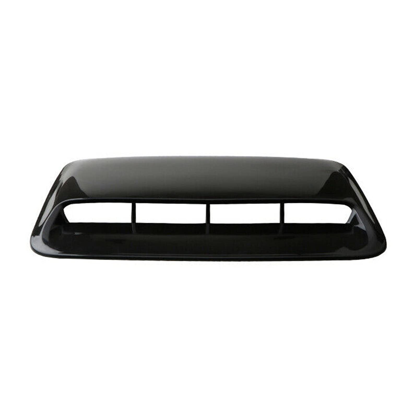 Universal Gloss Black Bug Shield for Car Hood - Engine Cover & Air Flow Vent Intake Scoop - Weather Protection & Style Upgrade for Trucks, SUVs, Sedans