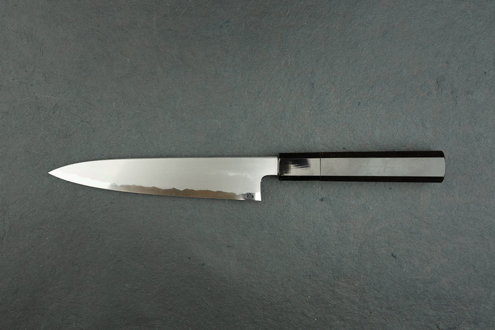 Premium Tetsujin Hamono Aogami Super Blue Steel Kasumi Petty Knife 165mm - Japanese Kitchen Knife for Precision Slicing, Peeling & Garnishing
