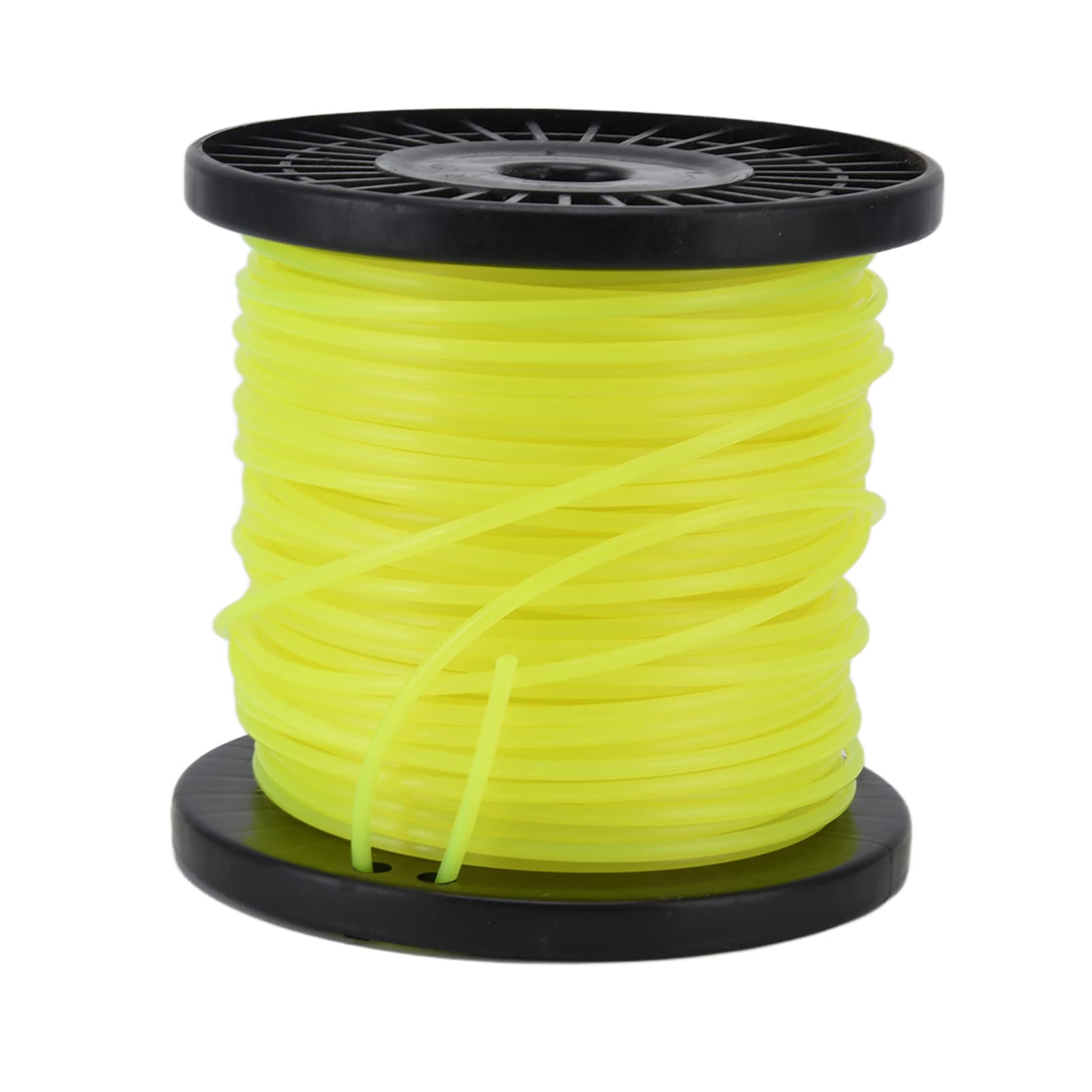 3.0mm Heavy Duty Round Yellow Weed Eater String Trimmer Line - 229.7ft/70m Spool for Professional Lawn Care & Yard Maintenance - Durable Replacement String for String Trimmers, Weed Wackers & Brush Cutters - Perfect for Thick Grass, Weeds & Overgrown Areas