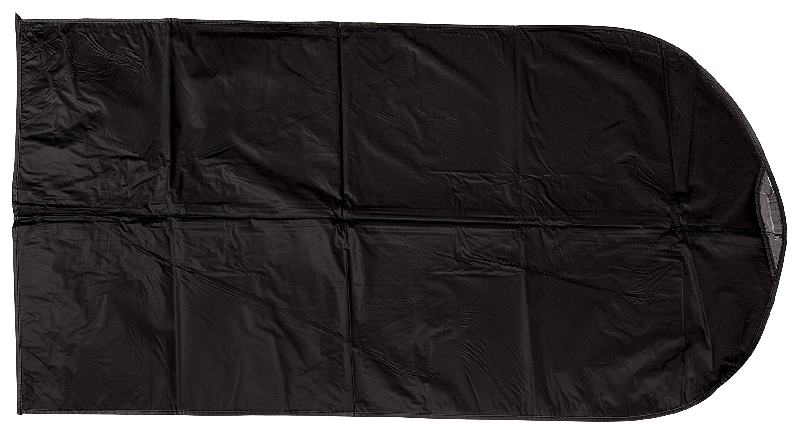 PrimeMed Simple Black Garment Bag for Dress Clothing Storage - 42