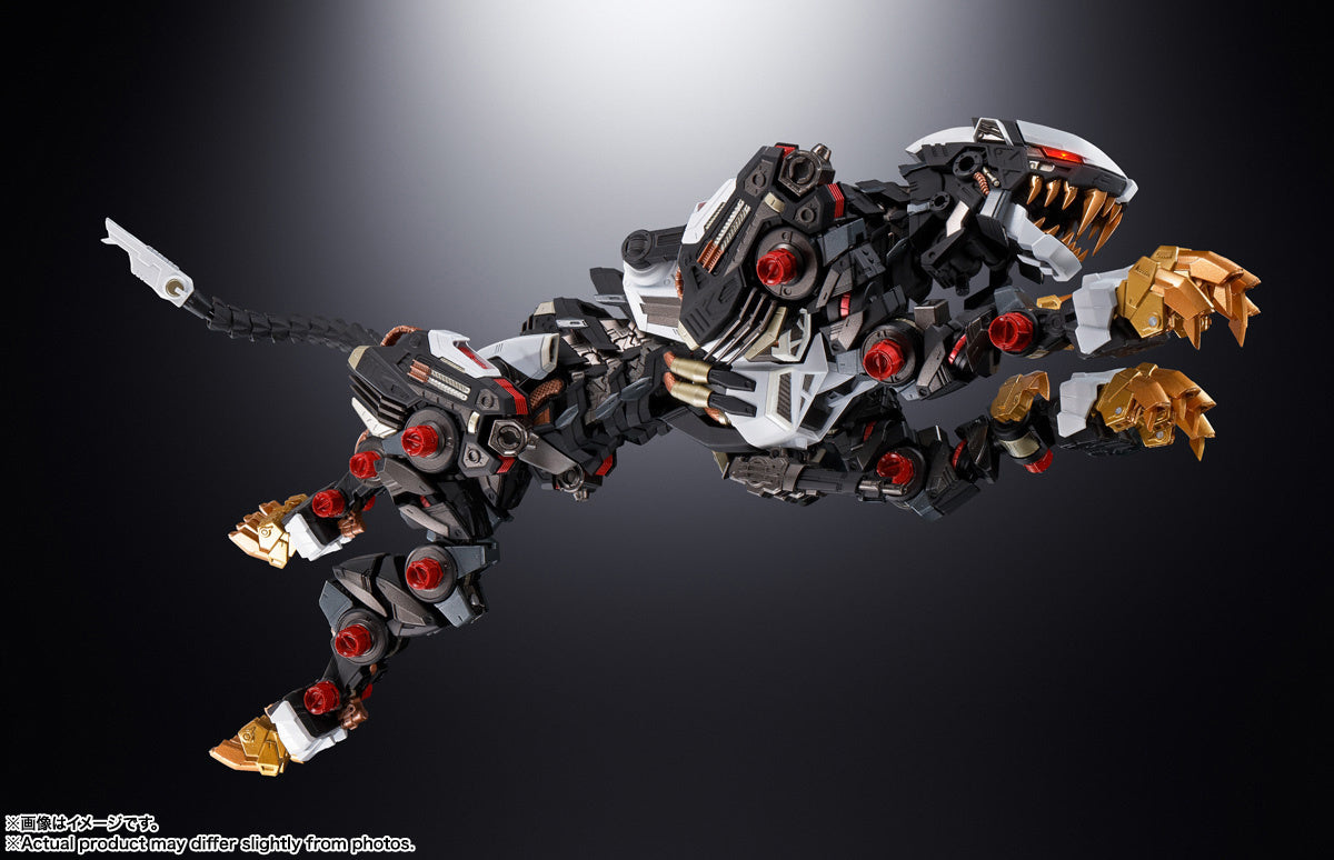 Bandai Chogokin Zoids New Century/Zero Liger Zero Action Figure - Collectible Anime Robot Model Toy for Display & Play - Perfect for Anime Fans, Collectors & Gift Giving
