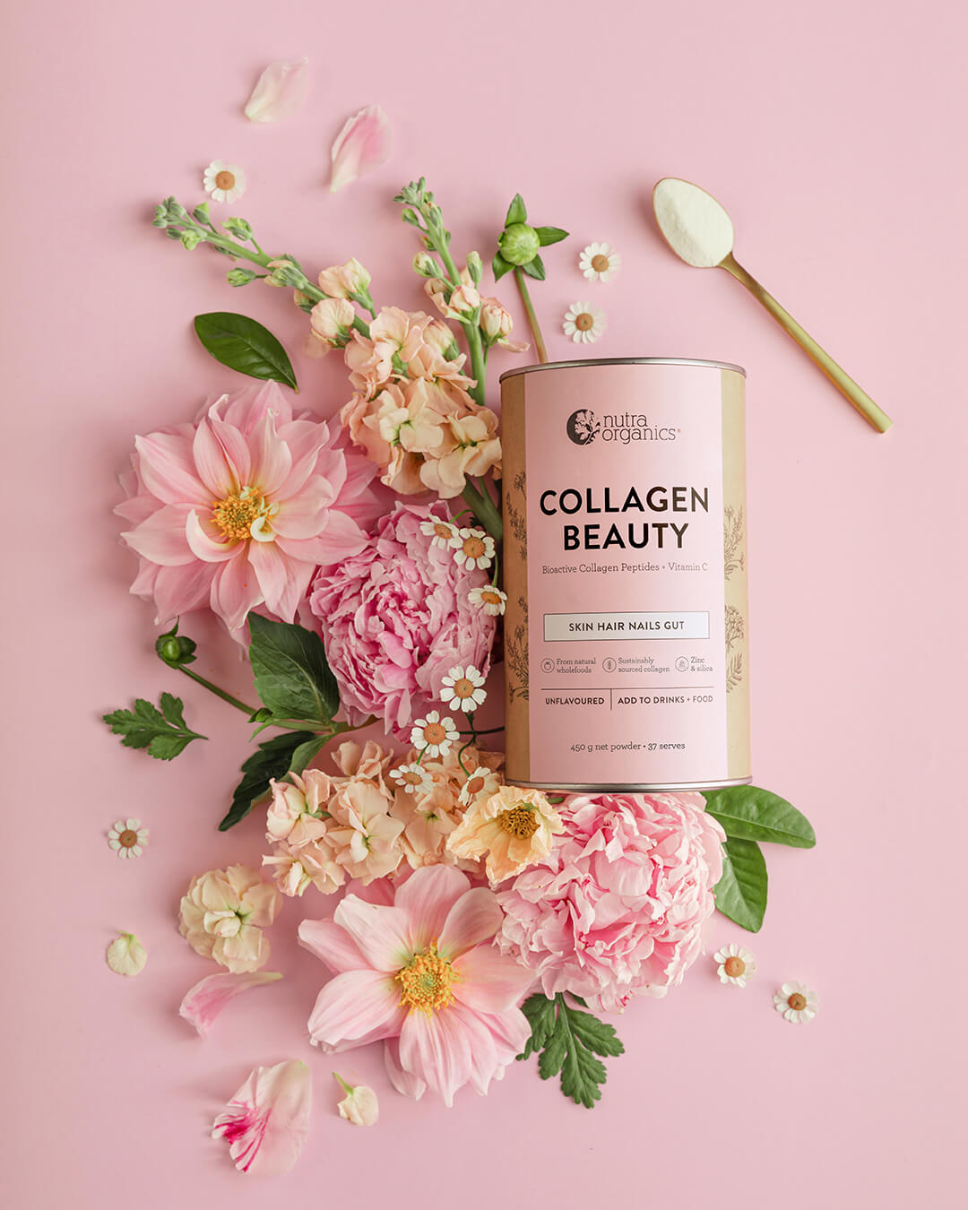 Premium Collagen Supplement for Skin, Hair & Nails - Anti-Aging Beauty Boost with Hydrolyzed Collagen Peptides | Supports Glowing Skin, Stronger Hair & Healthy Nails | Perfect for Daily Wellness Routine & Beauty Regimen