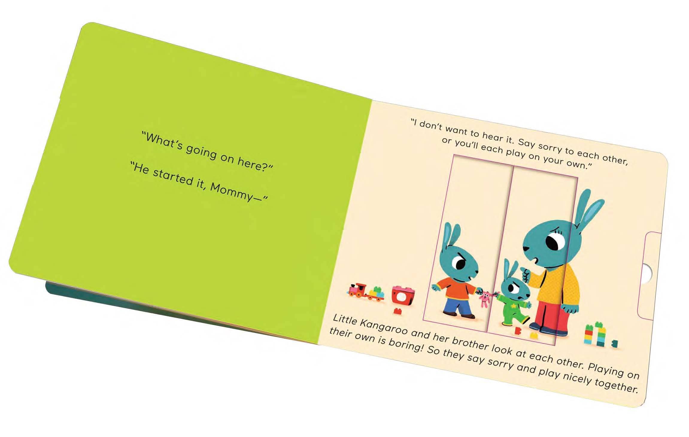 Interactive Pull and Play Books for Kids - Brothers and Sisters Theme | Fun Early Learning Activity for Sibling Bonding & Family Time | Perfect for Toddlers Ages 1-3