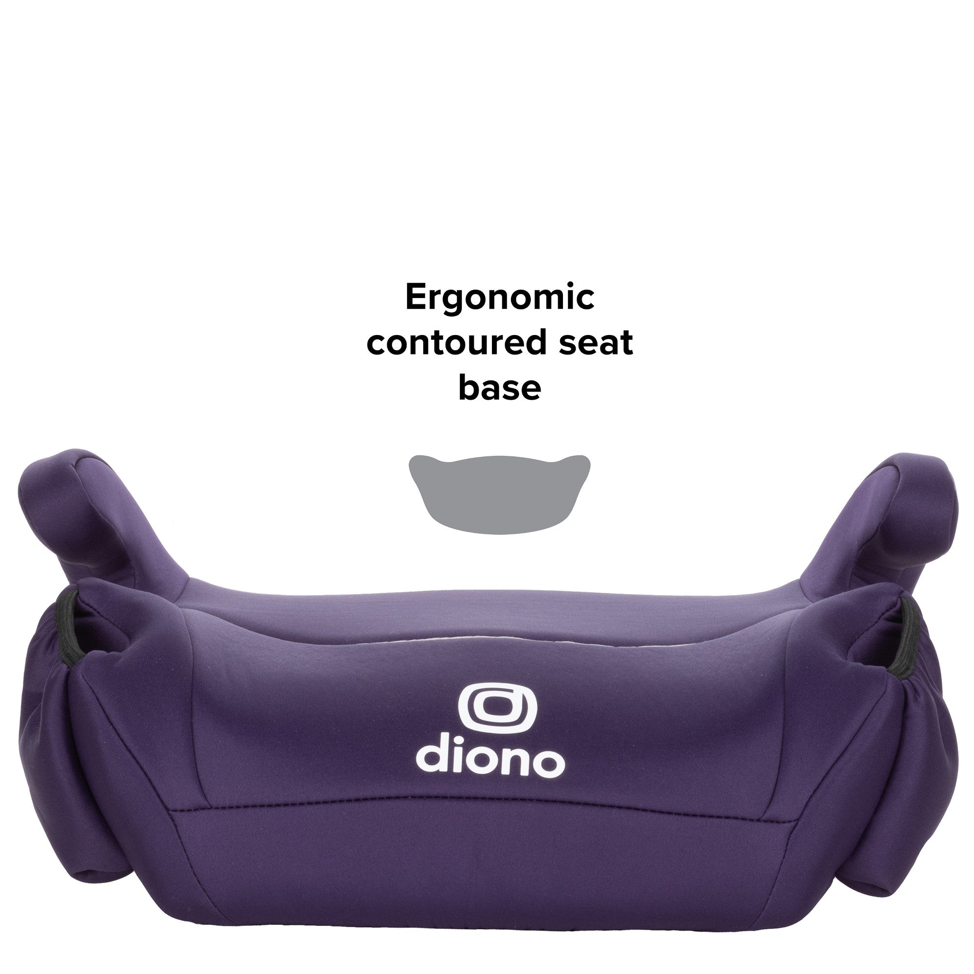 Diono Solana Backless Booster Car Seat for Kids - 2 Pack | Lightweight & Portable for Travel, School & Playdates | ASTM Certified Safety