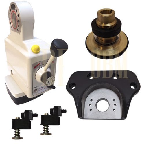 Power Feed for Milling Machine - 150 LBS Torque X-Axis Mill Power Feed, Compatible with Bridgeport & Acer Milling Machines - Perfect for Metalworking, CNC Machining & Precision Engineering