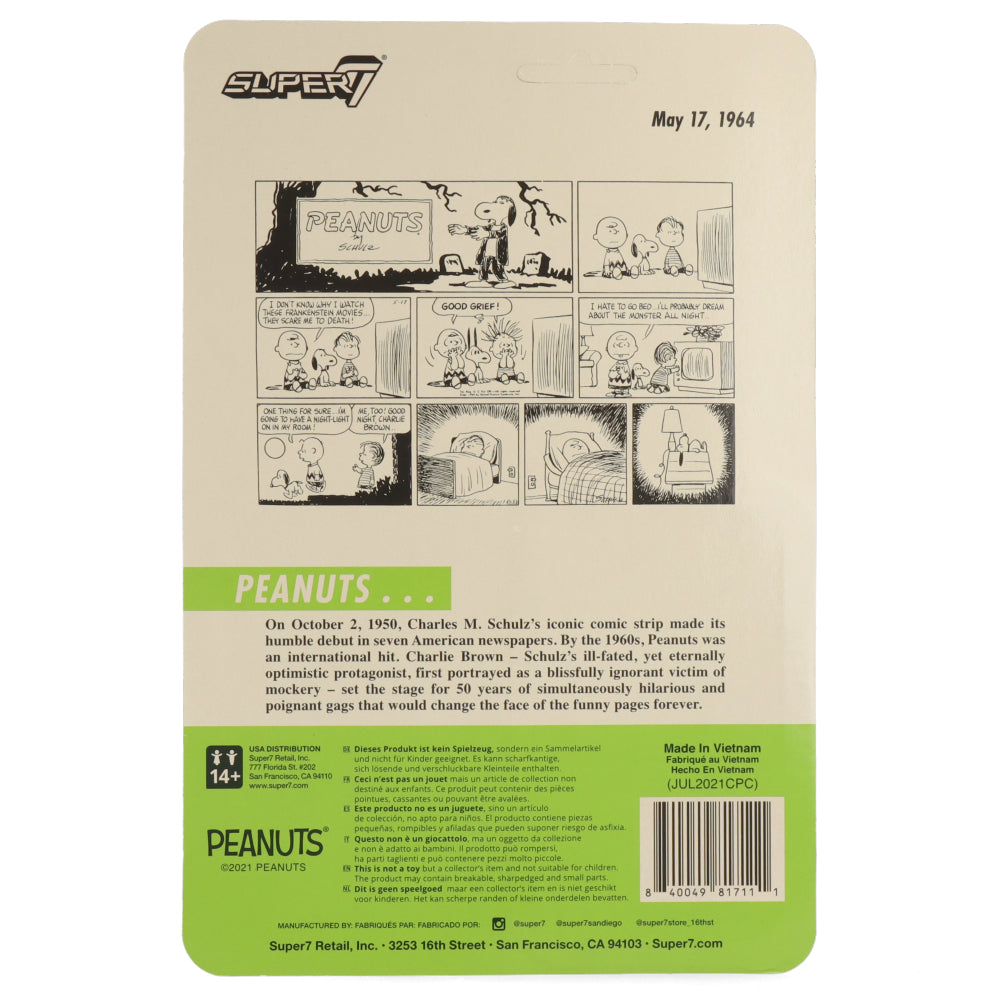 Franken Snoopy ReAction Figure Wave 5 - Peanuts Collectible Toy for Halloween, Christmas Gifts & Pop Culture Displays