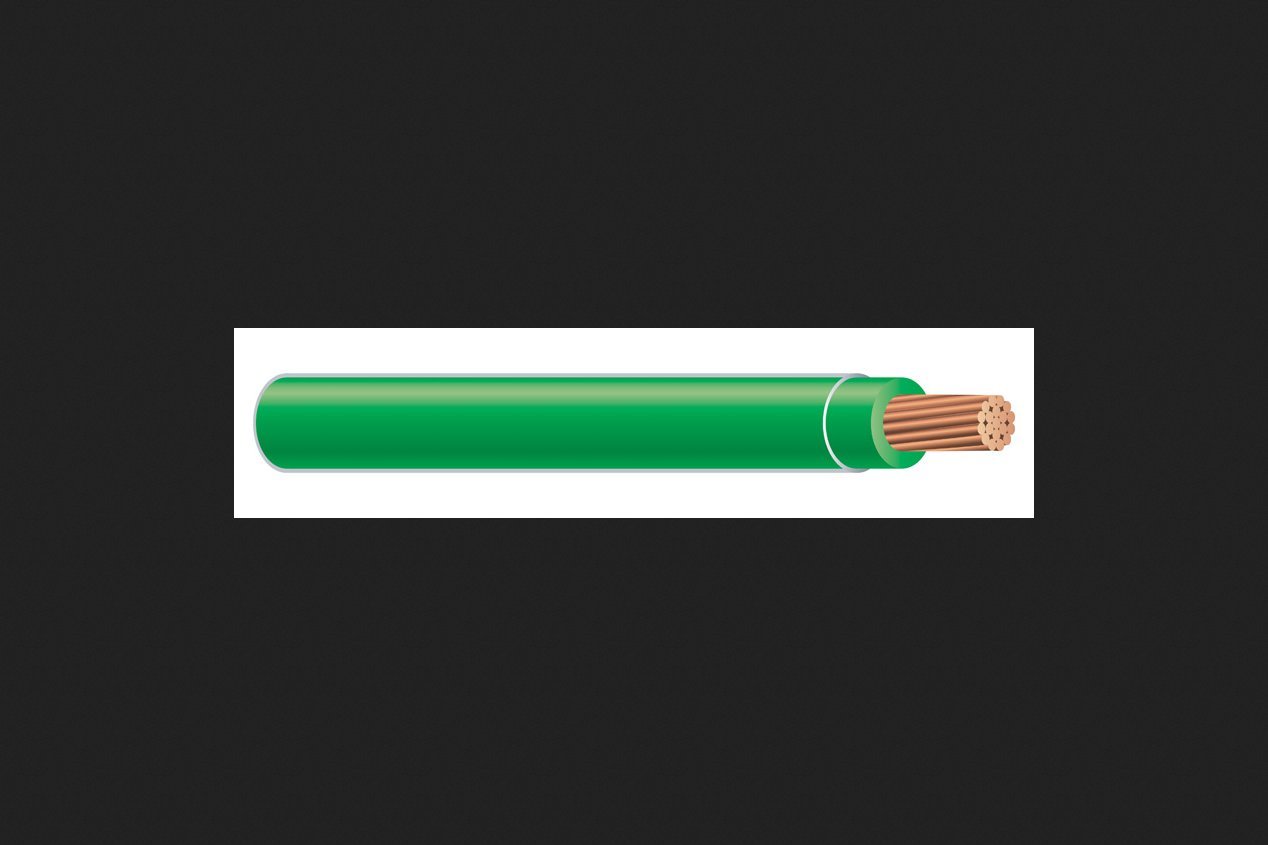 8 AWG THHN Green Stranded Copper Wire - 500ft Spool for Electrical Wiring, Home Improvement, and DIY Projects
