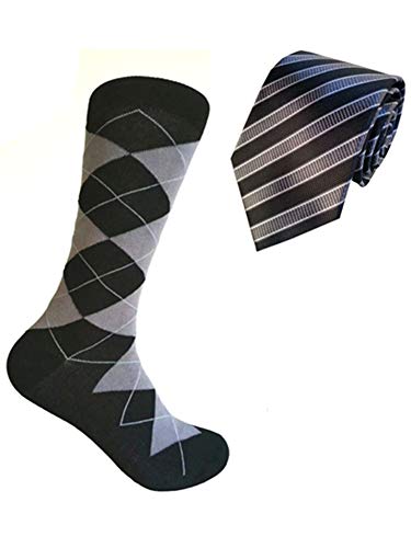 Black/Gray Argyle