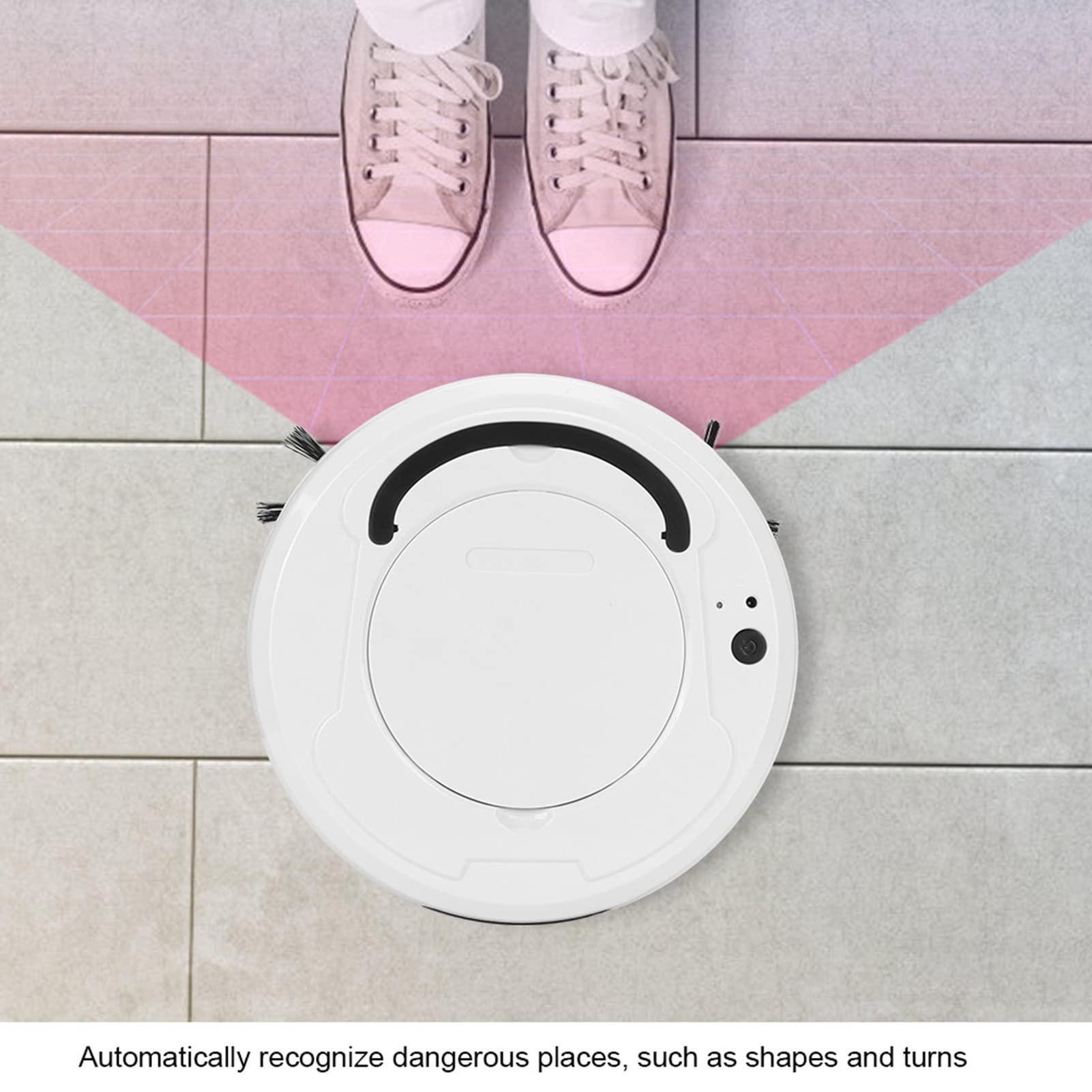 Smart Robot Vacuum and Mop Combo with Large Water Tank & Dustbin - Ultra-Slim Design for Hard Floors, Carpets & Pet Hair | Perfect for Home Cleaning, Office Spaces & Pet Owners
