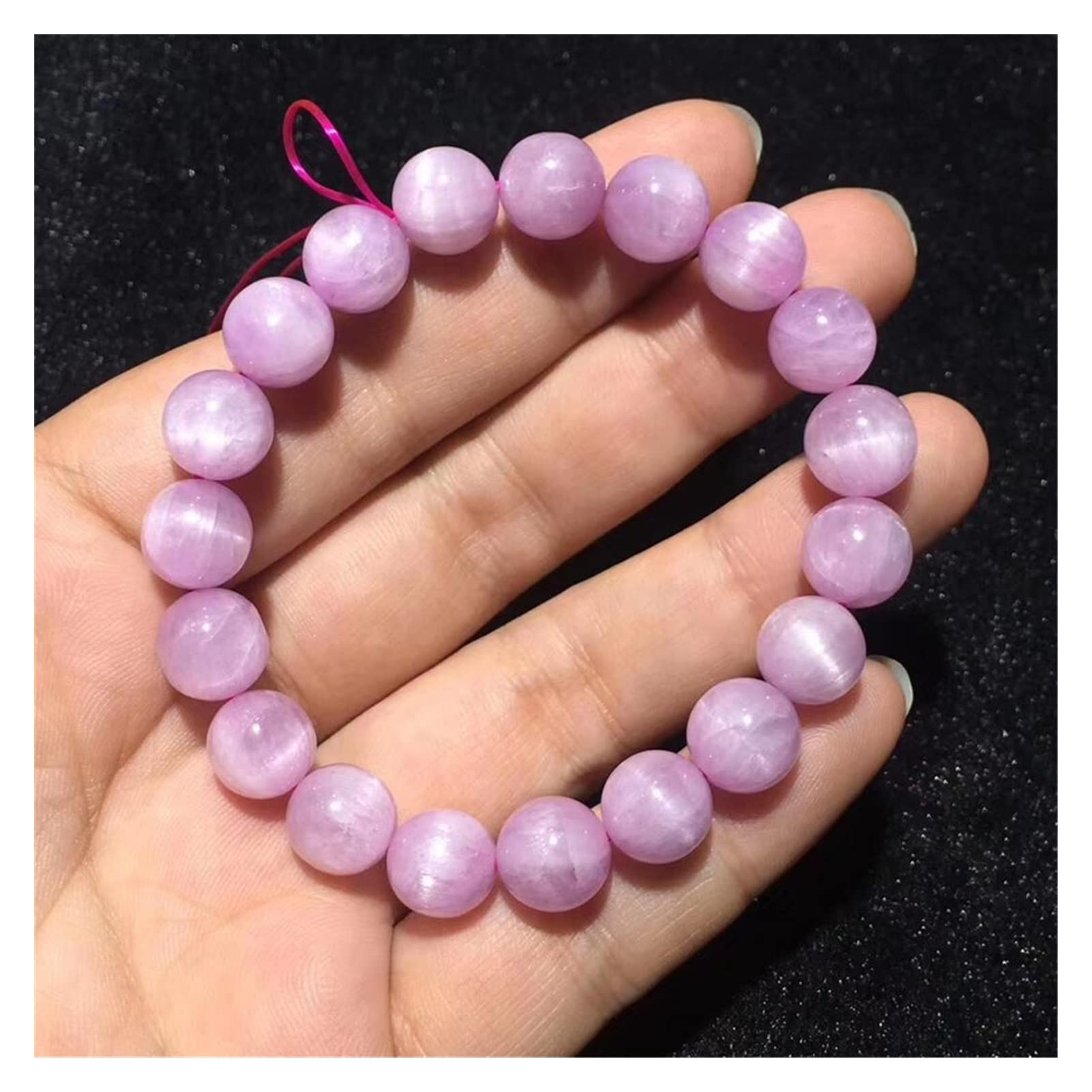 Purple Crystal Gemstone Beaded Bracelet for Women & Men - 9mm, 10mm, 11mm, 12mm Sizes - Elegant Handmade Jewelry Gift for Birthday, Anniversary & Special Occasions