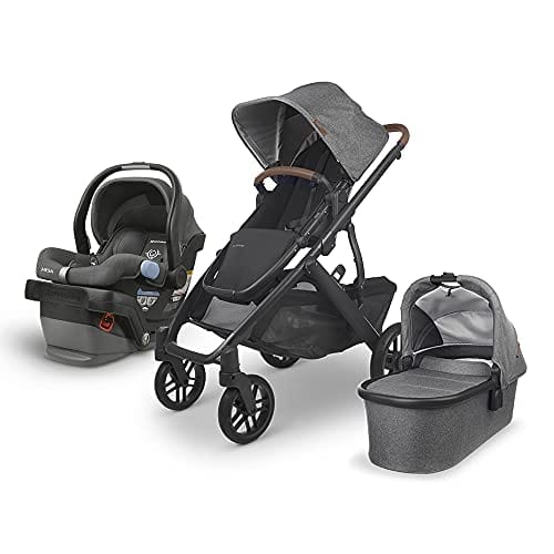 UPPAbaby VISTA V2 Stroller with MESA Infant Car Seat Travel System - Lightweight, Safe & Comfortable Baby Gear for Newborns to Toddlers - Perfect for City Walks, Shopping & Family Outings