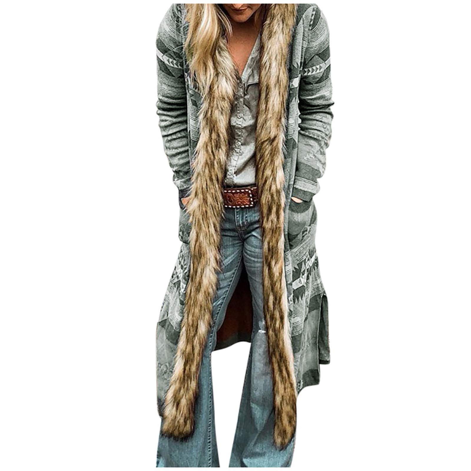 CSBYBD Women's Lightweight Summer Windbreaker - Multicolor Print Hooded Trench Coat with Long Sleeves | Perfect for Outdoor Activities, Travel & Casual Wear