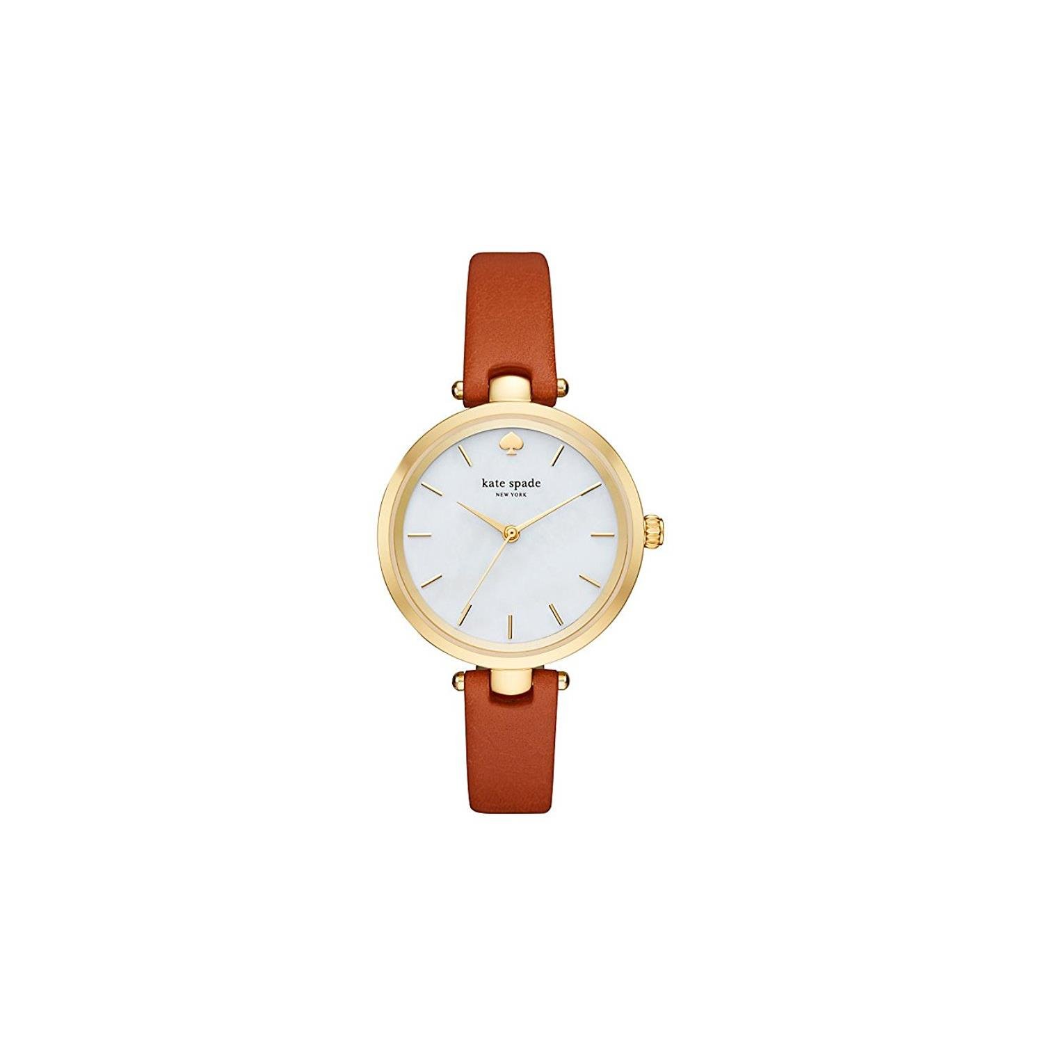 Kate Spade New York Holland KSW1156 Women's Watch - Elegant Rose Gold-Tone Stainless Steel, White Dial, Perfect for Everyday Wear & Special Occasions