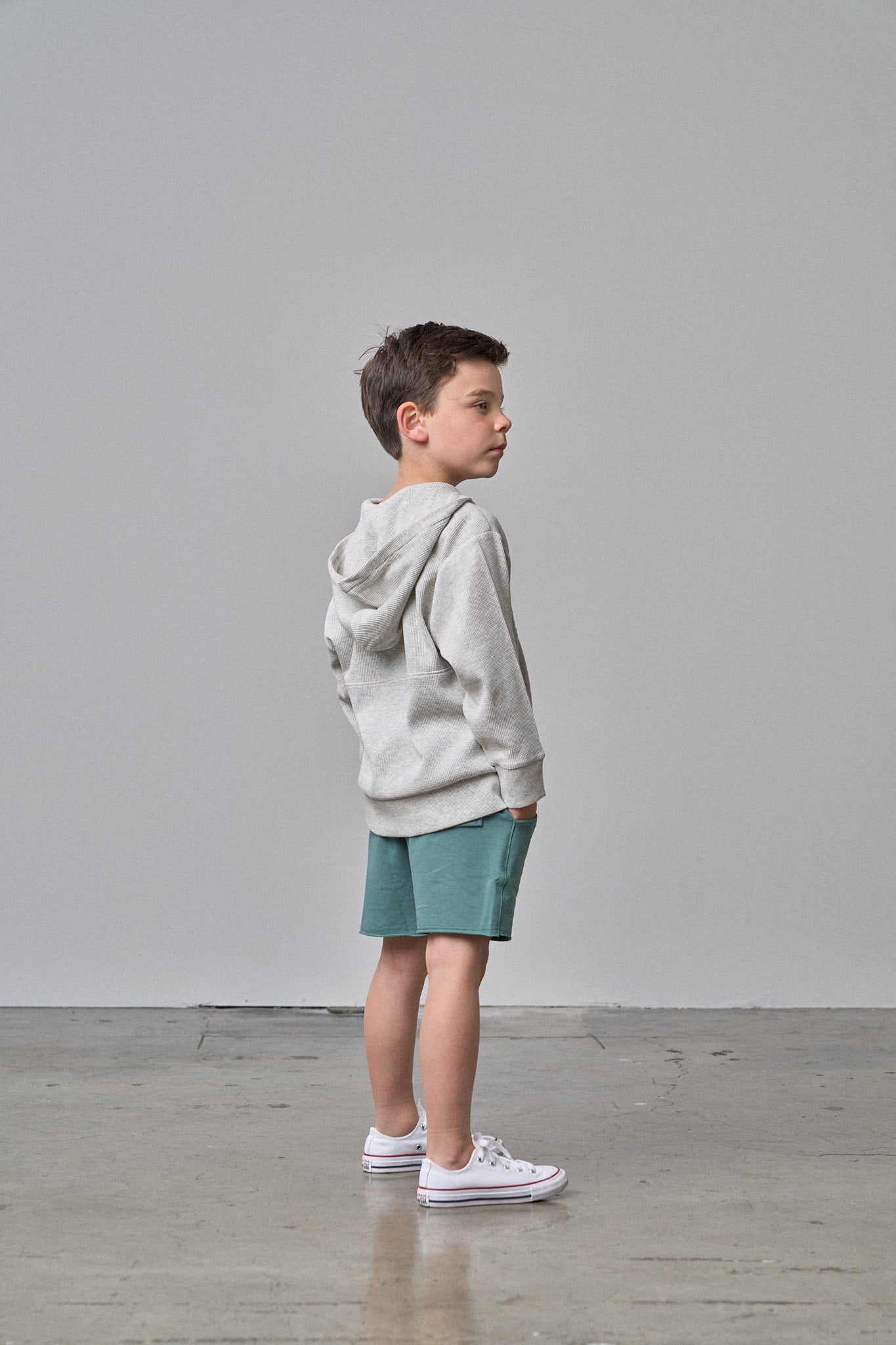 Cozy Waffle Hoodie for Men & Women - Light Heather Grey Pullover Sweatshirt | Soft Fleece Lining, Relaxed Fit | Perfect for Casual Wear, Lounging & Outdoor Activities