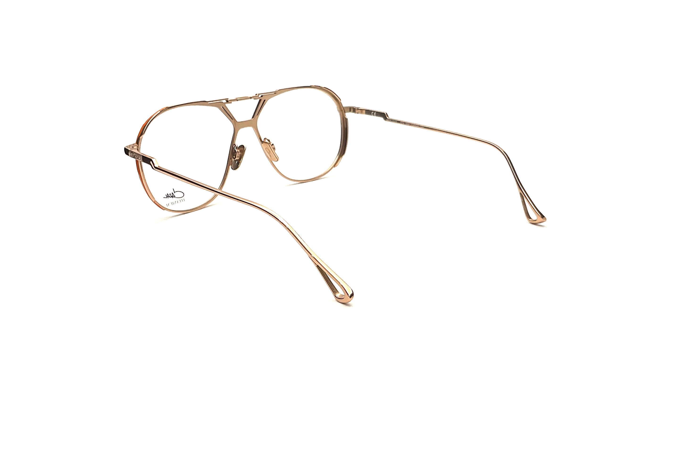 Cazal 5013 Rose Gold & Orange Sunglasses for Men & Women - Stylish UV Protection Shades for Outdoor Activities, Driving, and Fashion