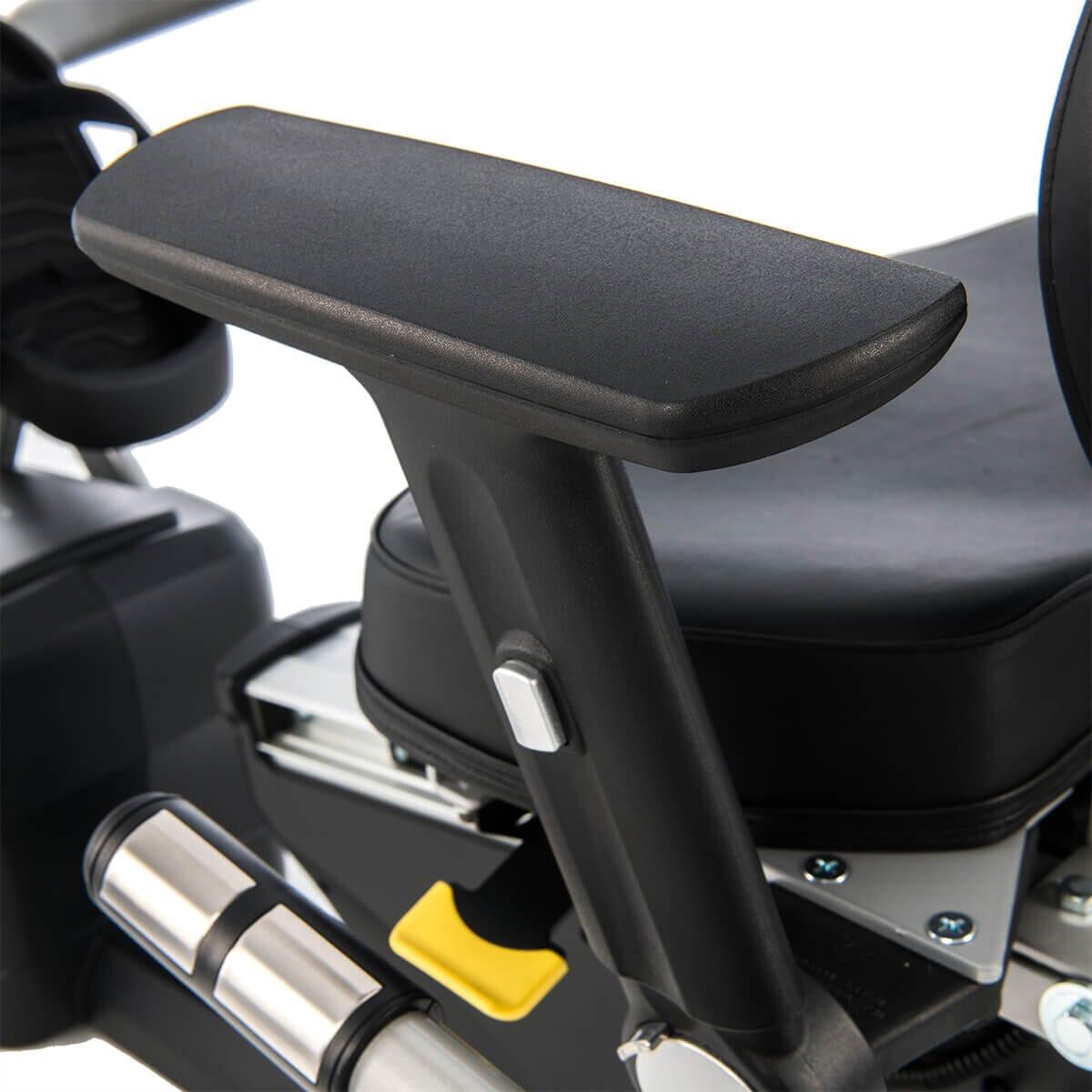 Spirit Fitness CRS800S Recumbent Stepper Exercise Bike - Low Impact Cardio Machine for Home Gym, Seniors & Physical Therapy - Compact Seated Workout Equipment for Small Spaces