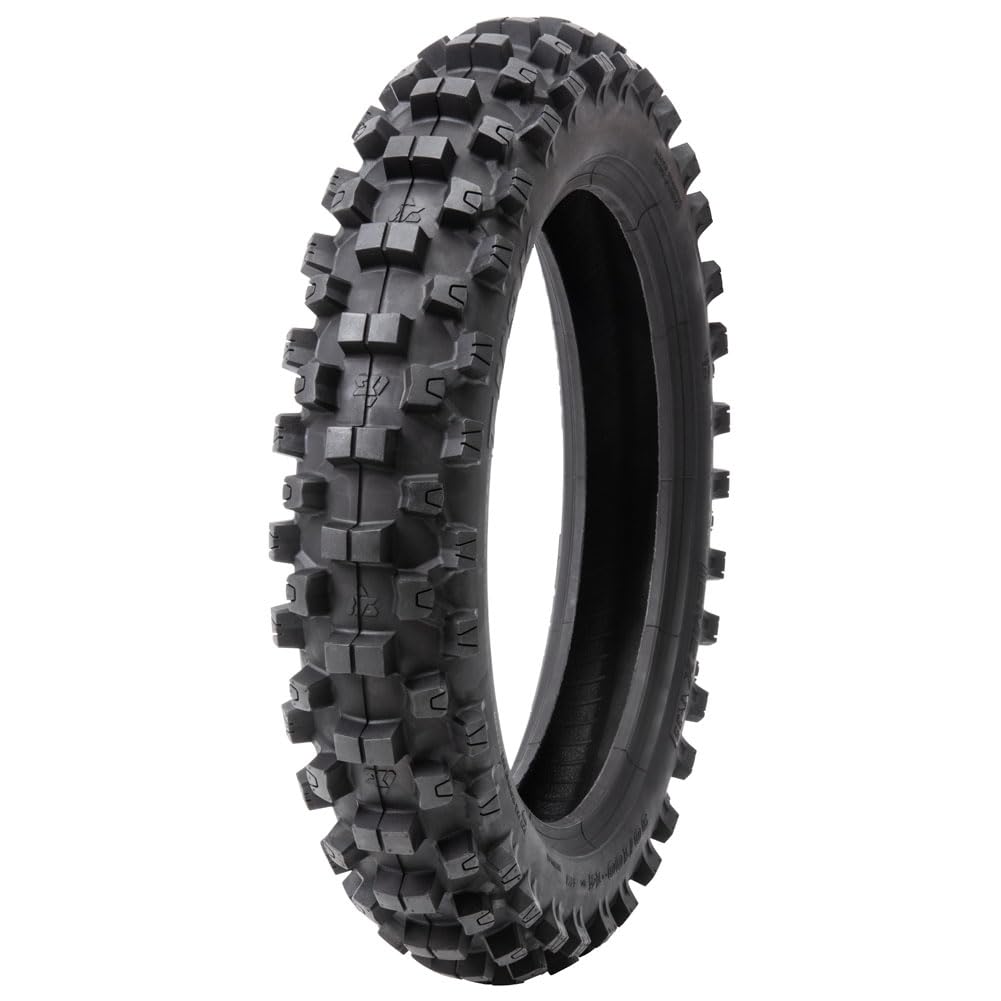 TUSK EMEX T-35 100/90x19 Motorcycle Tire for Soft/Intermediate Terrain - Perfect for Off-Road, Trail Riding & Dirt Biking Adventures