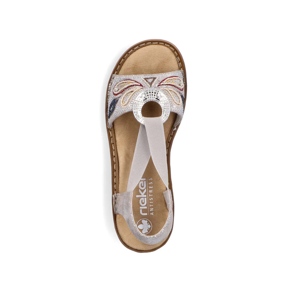 Rieker 608B4 Moon Women's Comfortable Slip-On Loafers - Perfect for Office, Casual Wear & Travel