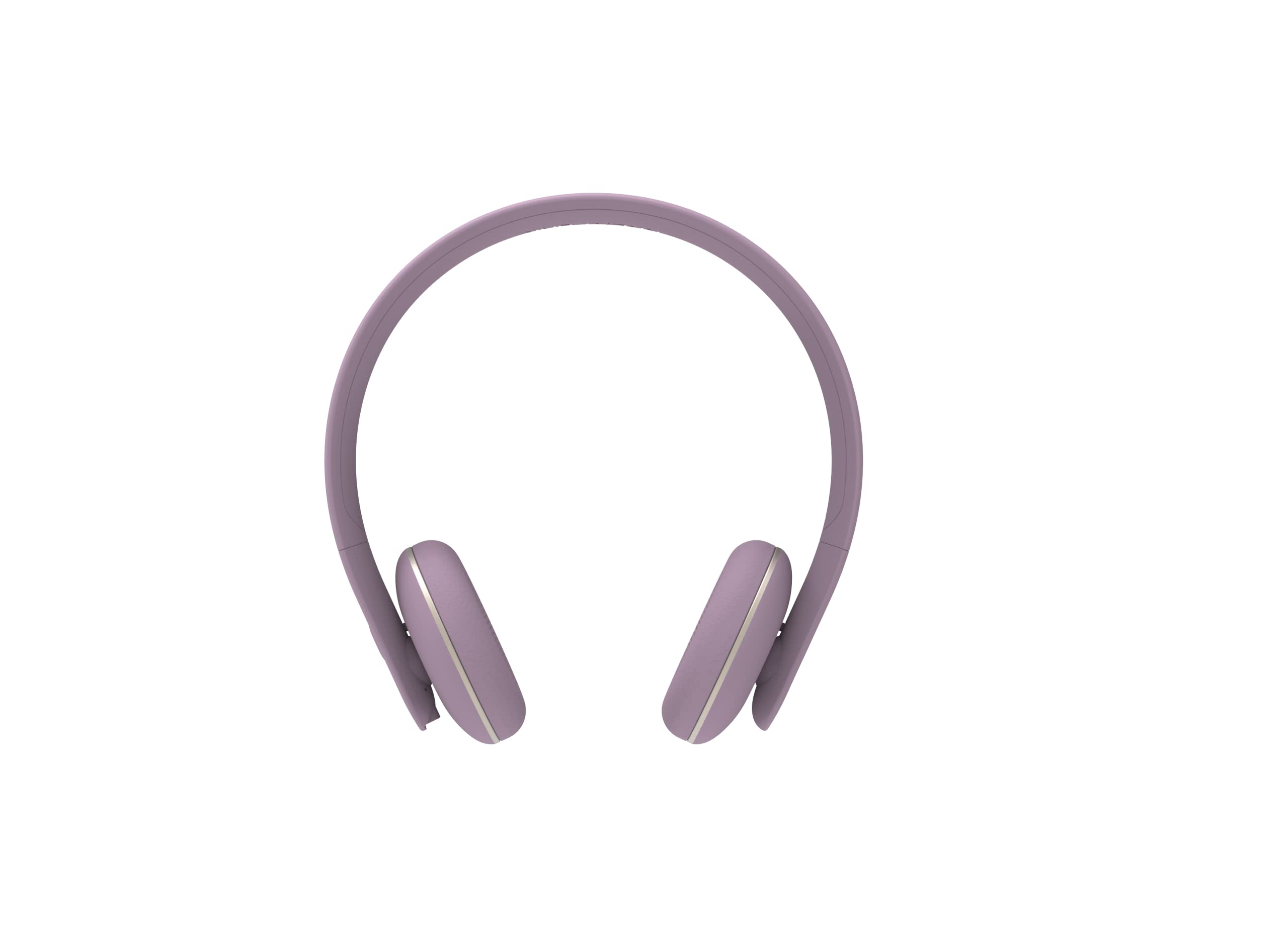 Ahead Wireless Bluetooth On-Ear Headphones with Noise Cancelling - 20 Hours Playtime, Fast Charging, Purple | Perfect for Travel, Work & Gym