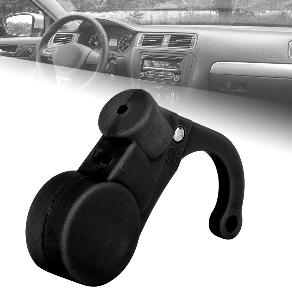 Senyar Anti-Sleep Alarm for Narcolepsy - Car Driving Safety Device to Prevent Drowsy Driving, Hanging Ear Alarm for Drivers (Black) | Stay Alert on Long Road Trips & Night Drives